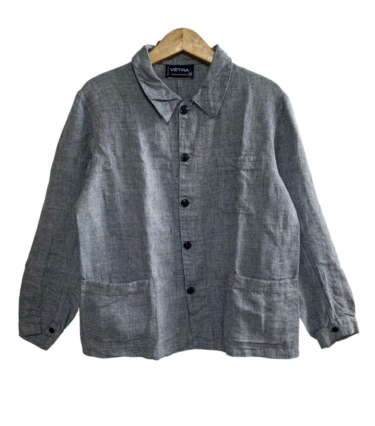 Le Laboureur Vintage vetra marque deposee work boxy chore jacket Size US M / EU 48-50 / 2 - 1 Thumbnail
