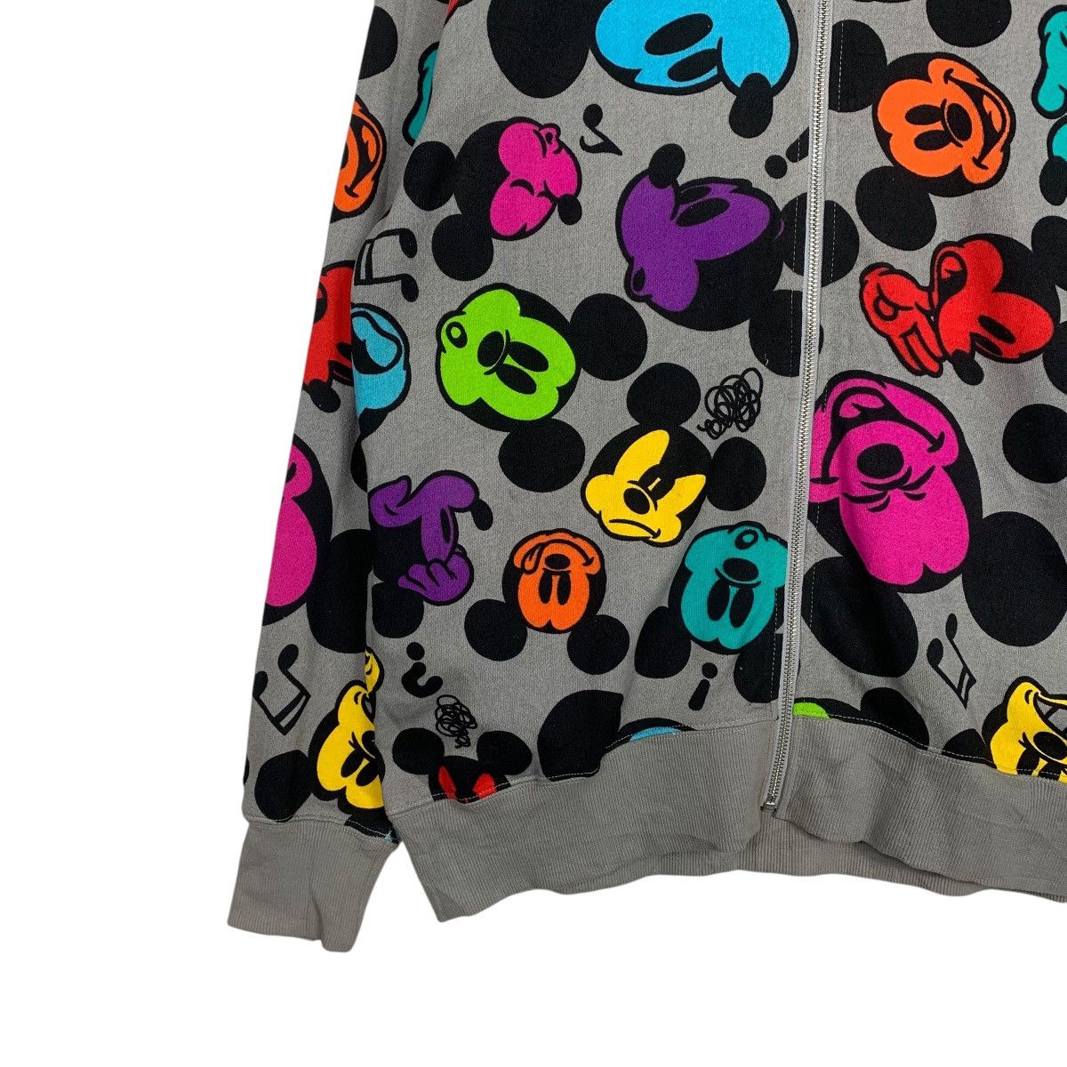 Disney Disney Resort Mickey Minnie Overprint Zipper Hoodie Size US L / EU 52-54 / 3 - 3 Thumbnail