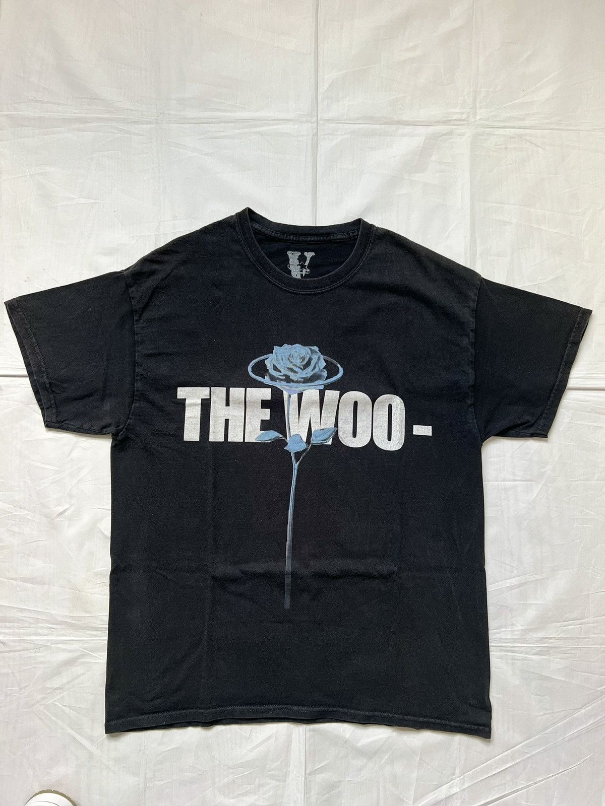 Vlone VLONE “The Woo” Pop Smoke Tribute T-Shirt – L – 2020 Release Size US L / EU 52-54 / 3 - 1 Thumbnail