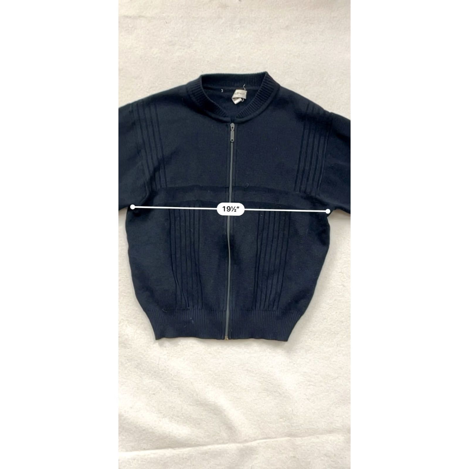 Vintage VINTAGE Breidhof Mens Black Full-Zip Sweater Jacket 2XL West Germany Bomber Jacket Mens Size US XXL / EU 58 / 5 - 7 Thumbnail