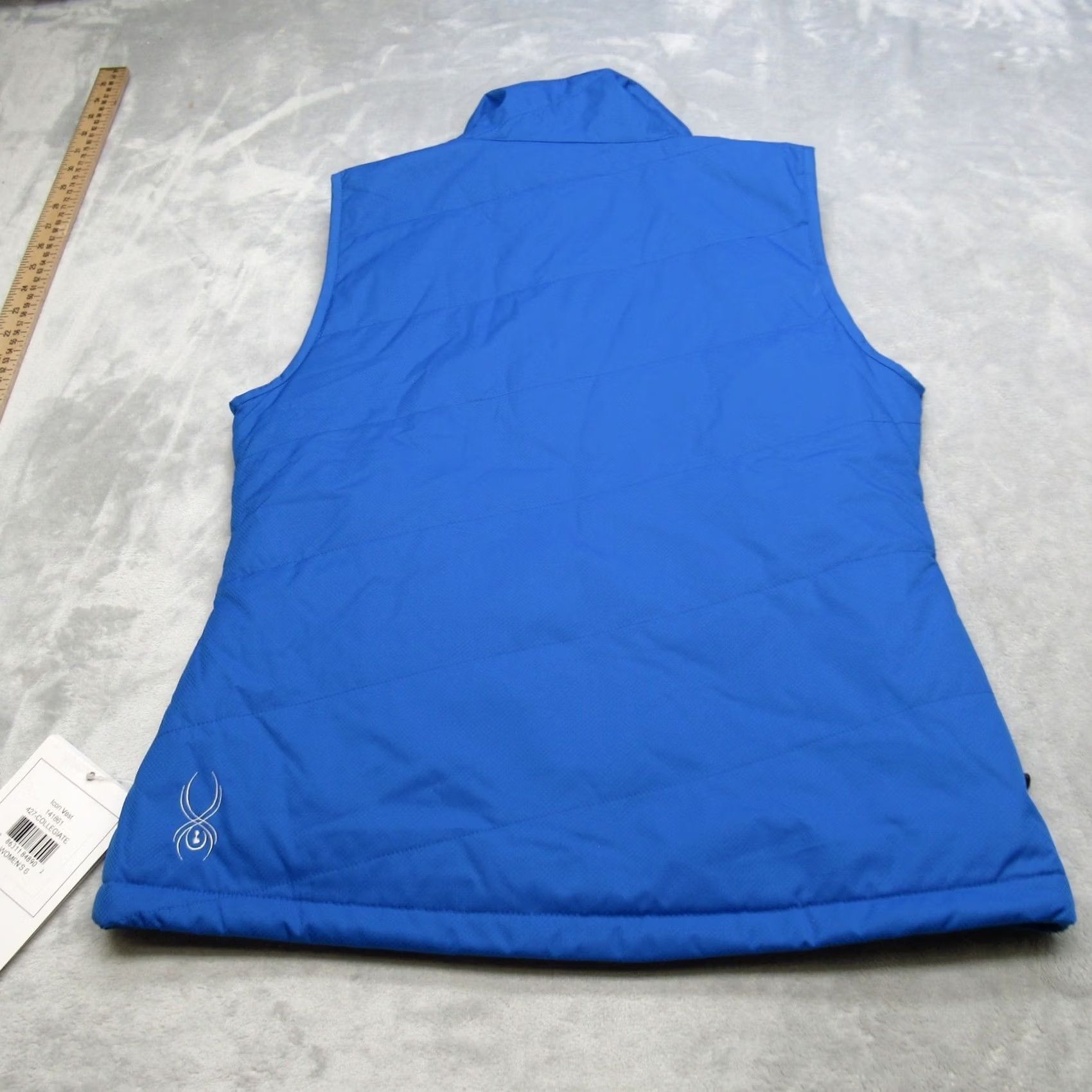 Spyder Spyder Icon Vest Womens Blue Collegiate Full Zip Puffer Logo Zip Pockets 6 NEW Size M / US 6-8 / IT 42-44 - 2 Thumbnail