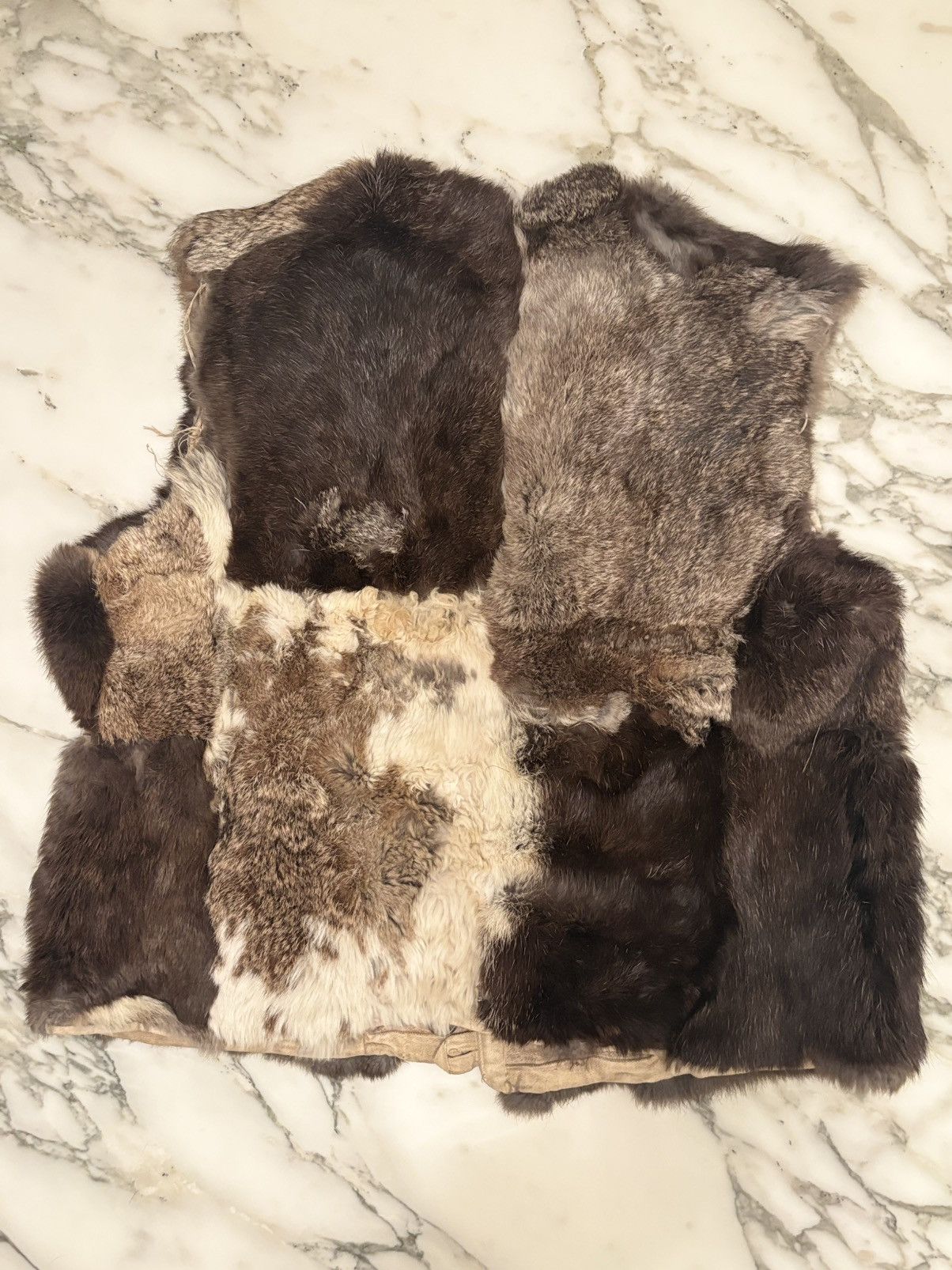 Other 1940s German Reversible Fur Vest Pelzjacke Size US M / EU 48-50 / 2 - 6 Thumbnail