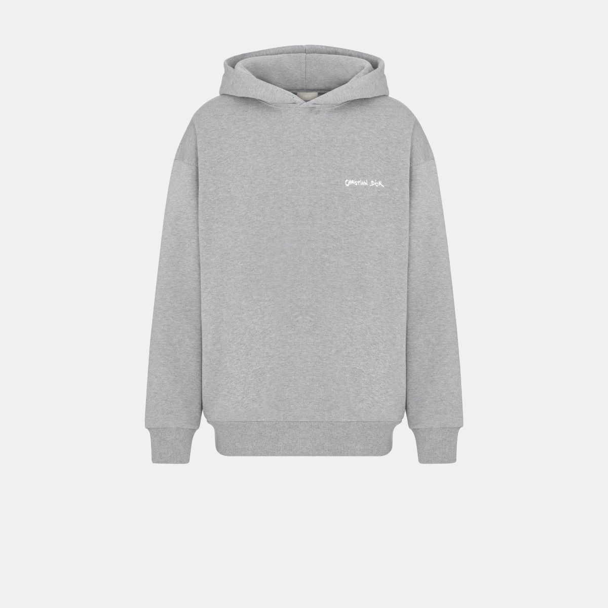 o1bcso1str0226 Tag Hooded Sweatshirt in Grey