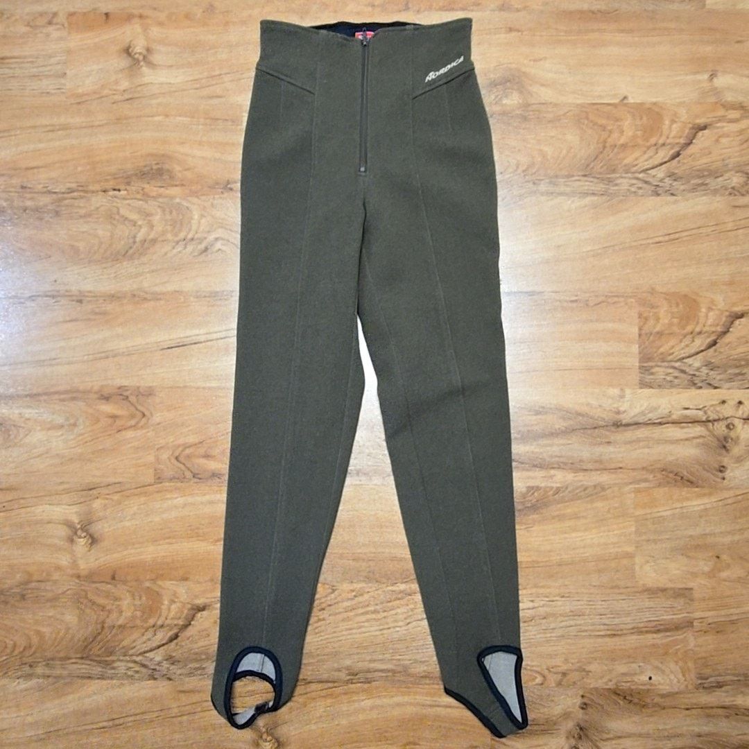 Other Vintage Nordica Ski Pants Stirrup Green Womens 42 Snow pants Size 42" / US 20 - 1 Thumbnail