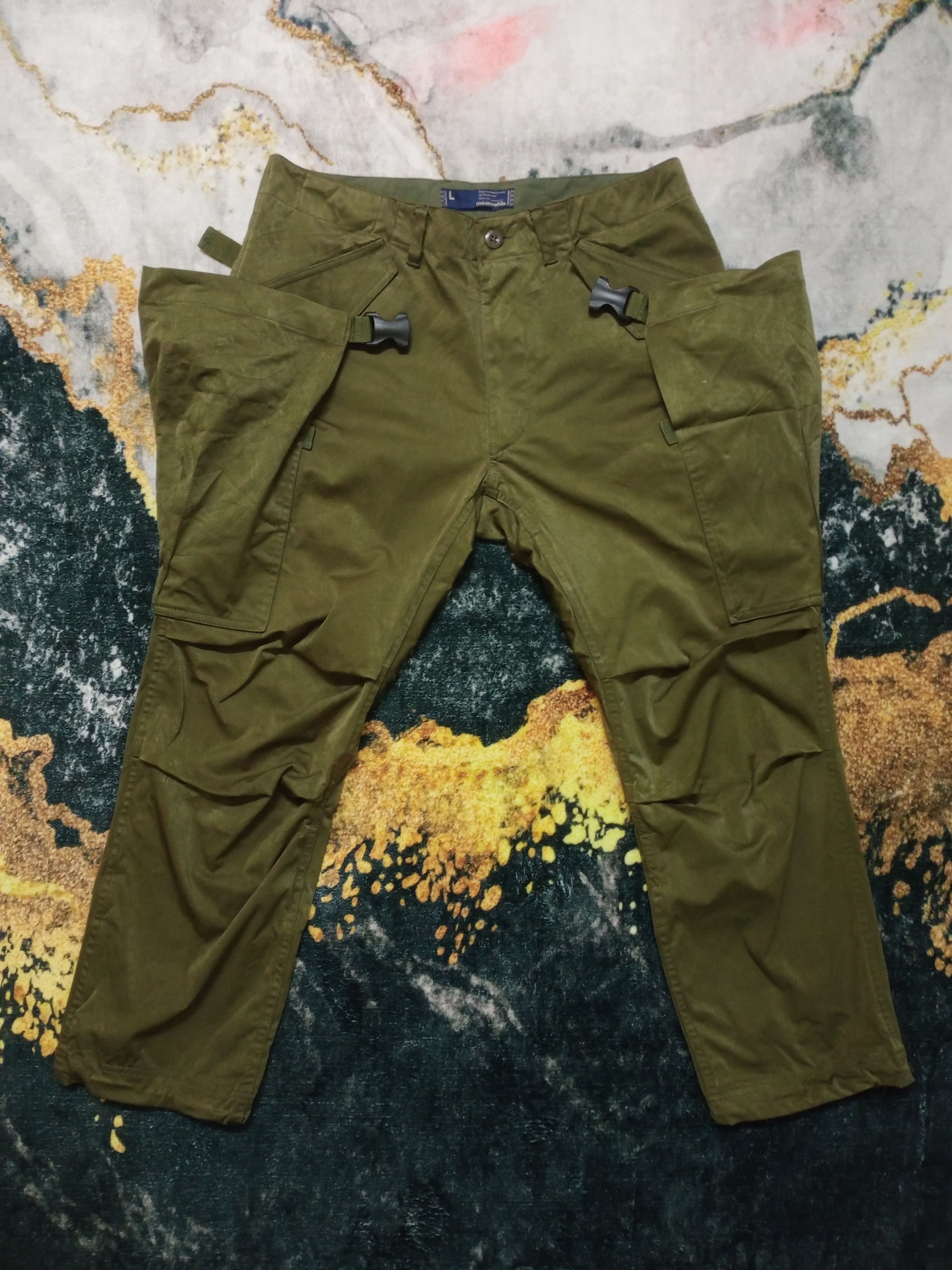 meanswhile Rare Vintage Meanswhile Tactical Pocket Cargo Pants Size US 36 / EU 52 - 8 Thumbnail