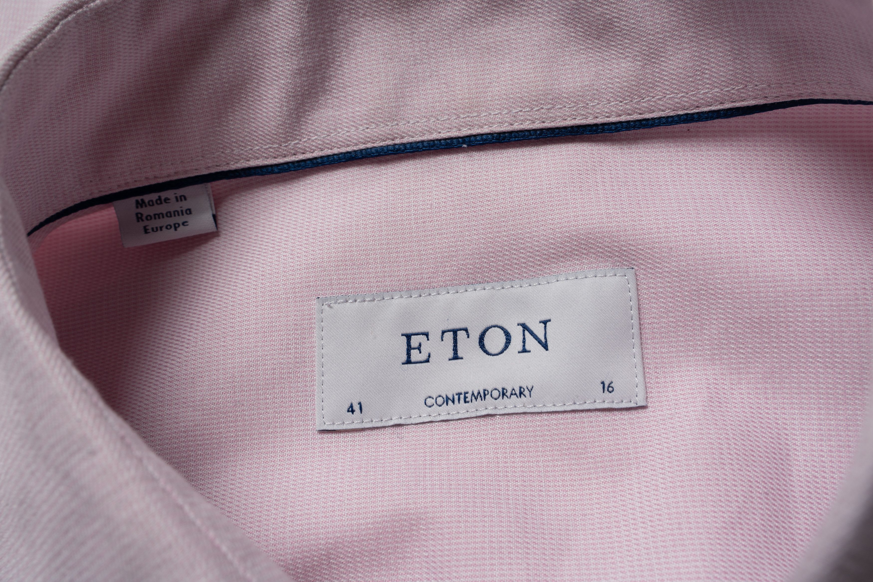 Eton 🔵ETON Contemporary Pink Cotton Button Up Shirt Size US L / EU 52-54 / 3 - 5 Thumbnail