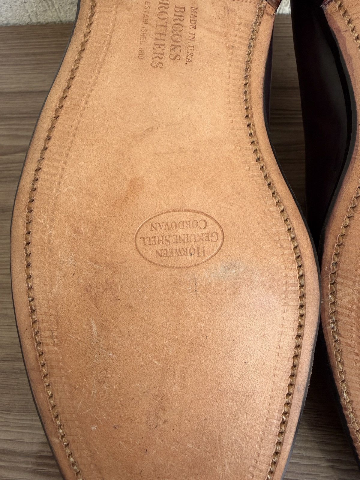Alden Burgundy shell cordovan tassel loafers by brook brothers Size US 10.5 / EU 43-44 - 22 Thumbnail