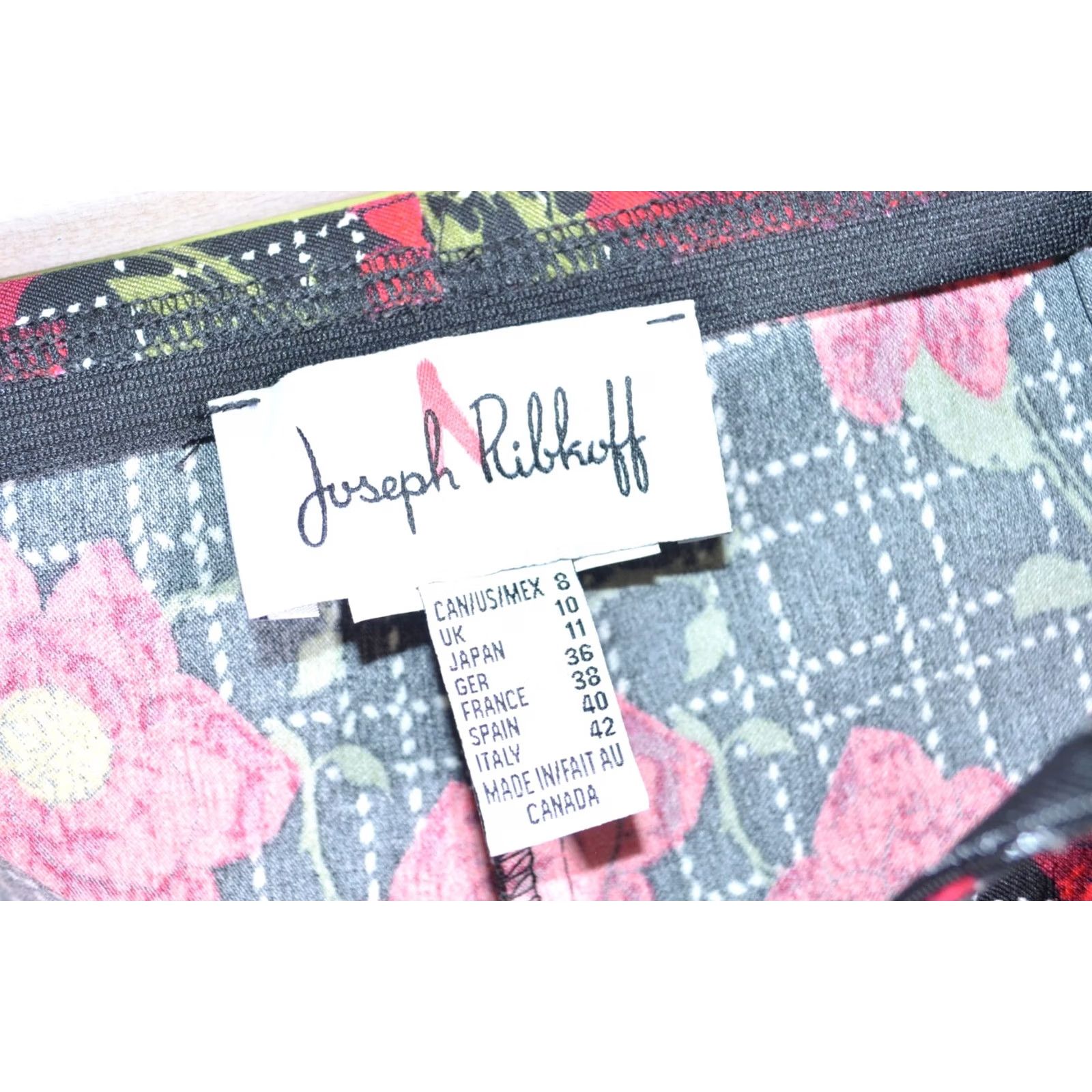 Joseph Ribkoff Joseph Ribkoff Womens Pants Trousers Poppy Flower Floral Print Size UK8 Size 30" / US 8 / IT 44 - 5 Thumbnail