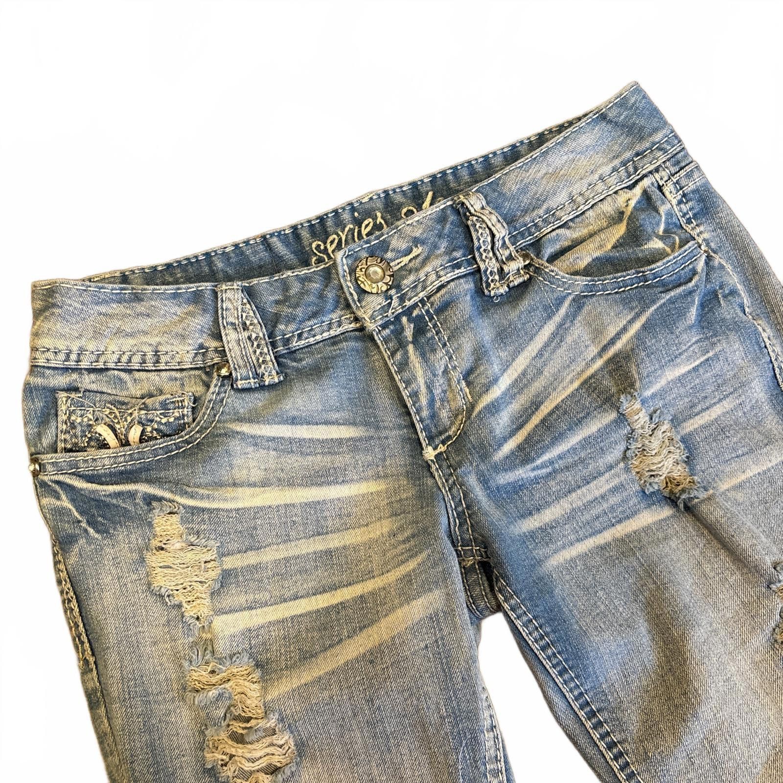 Other y2k distressed light wash low waisted jeans Size 30" / US 8 / IT 44 - 5 Thumbnail