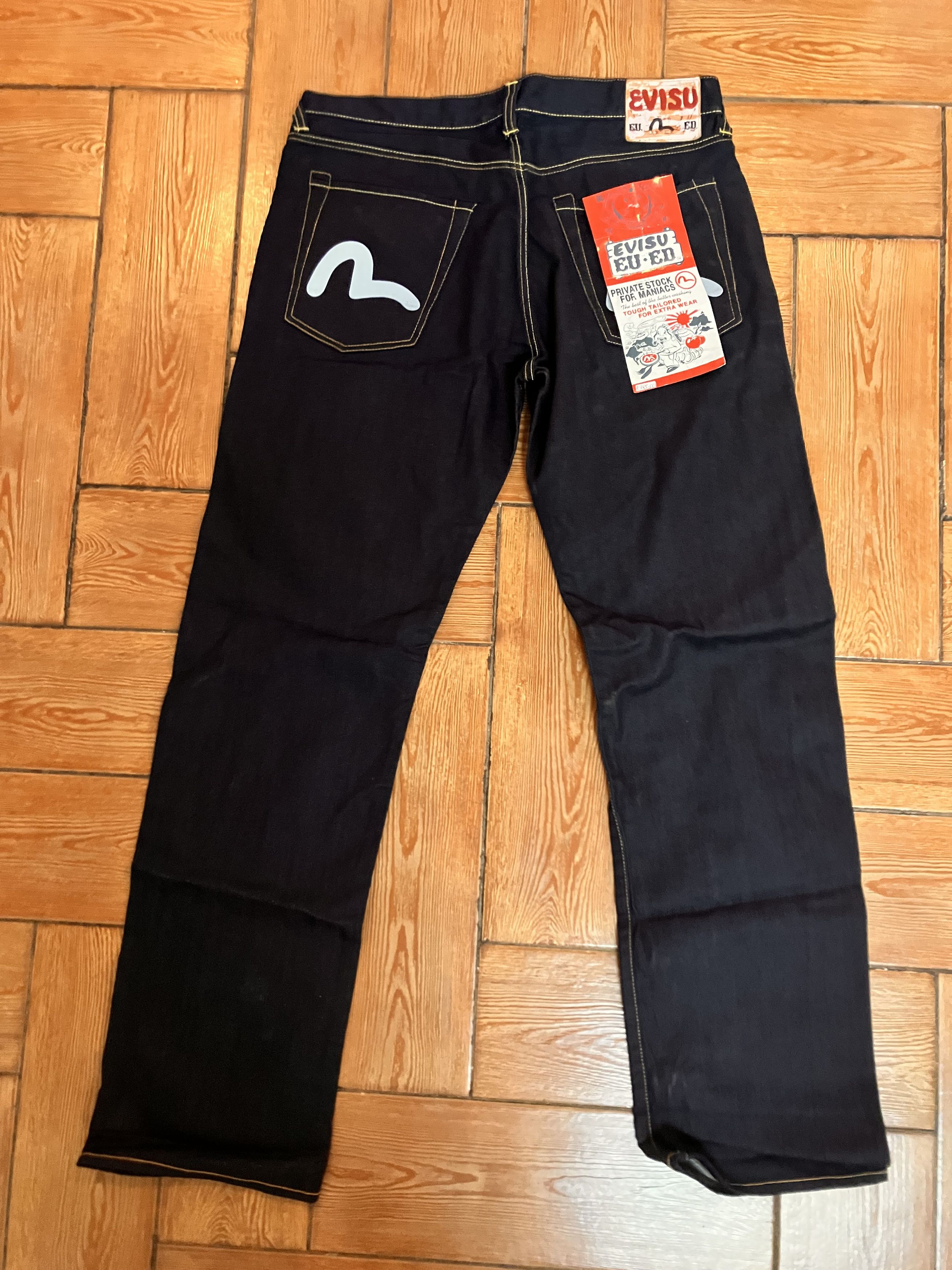 image of Evisu Vintage Italy in Raw Denim, Men's (Size 36)