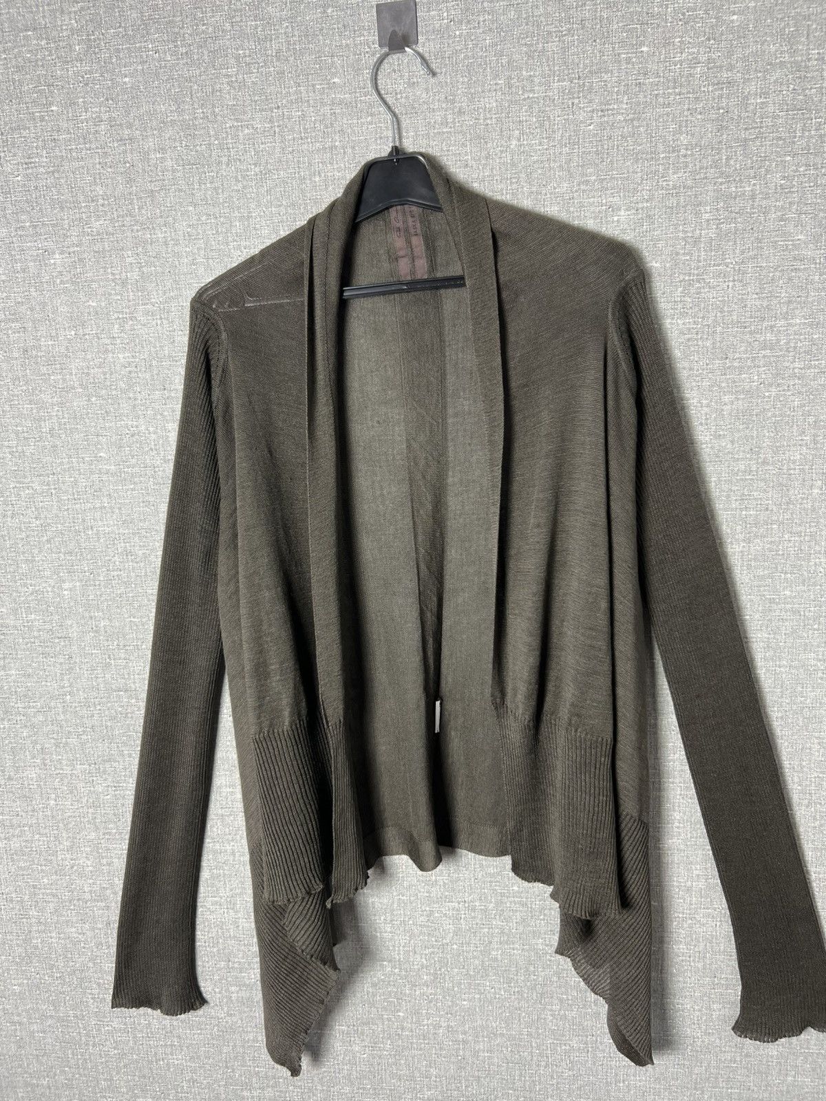 Rick Owens Avant-Garde Rick Owens NASKA S/S 12 Mesh Open Front Cardigan Size S / US 4 / IT 40 - 2 Thumbnail
