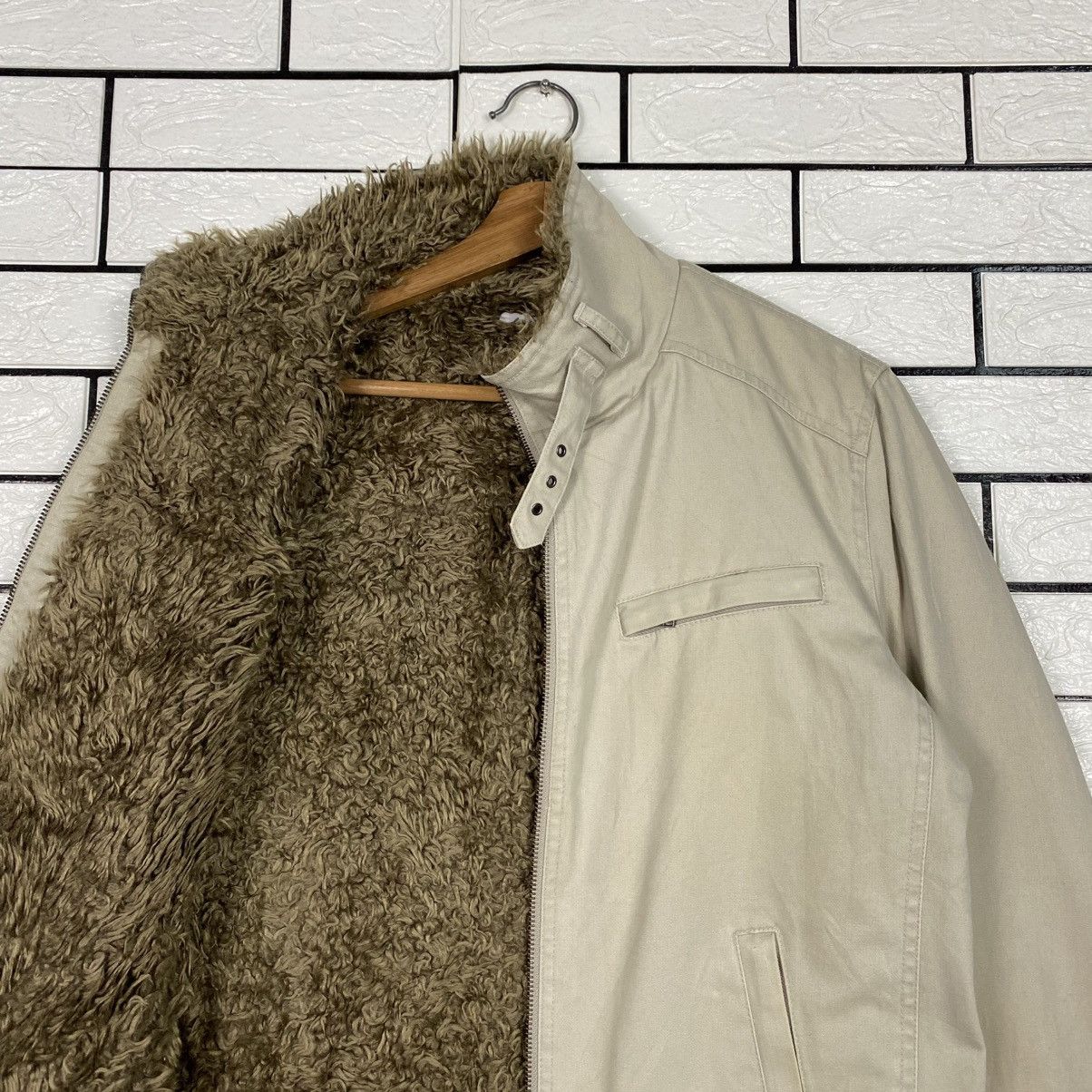 Japanese Brand 📌Vintage Deck Jacket Inapt Blanket Shearling Issey Miyake Size US M / EU 48-50 / 2 - 14 Thumbnail