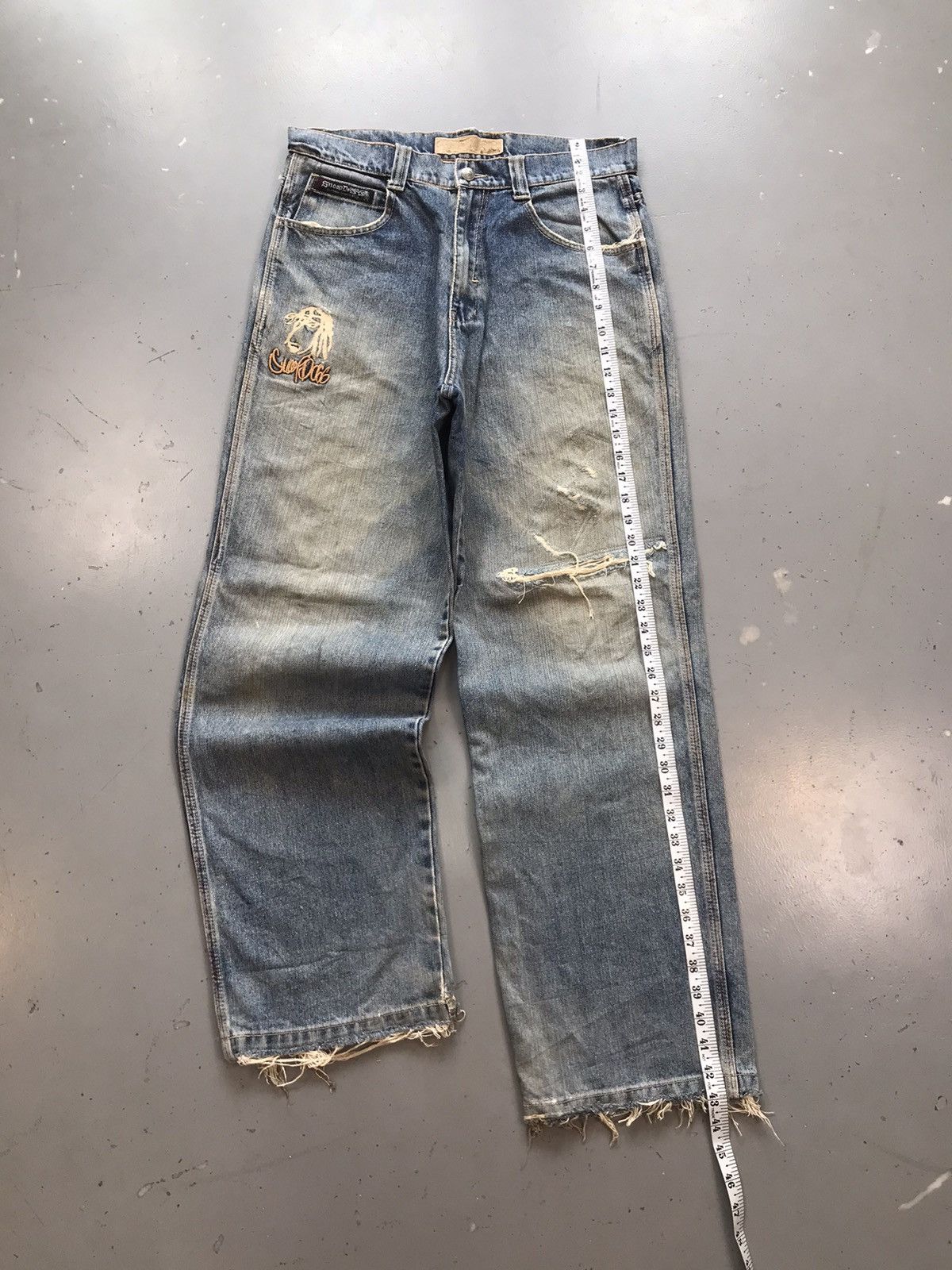 Snoop Dogg × Vintage Vintage snoop dogg embroidered distressed denim Size US 34 / EU 50 - 6 Thumbnail