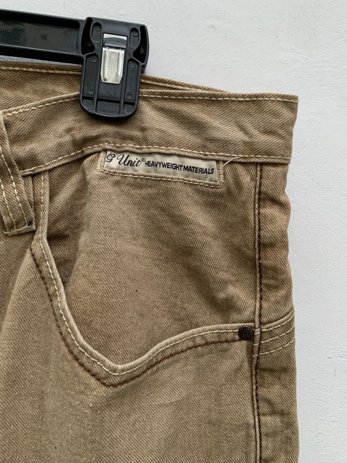 Southpole Vintage G unit 50 cent big embroidery baggy jeans rap pants Size US 34 / EU 50 - 7 Thumbnail