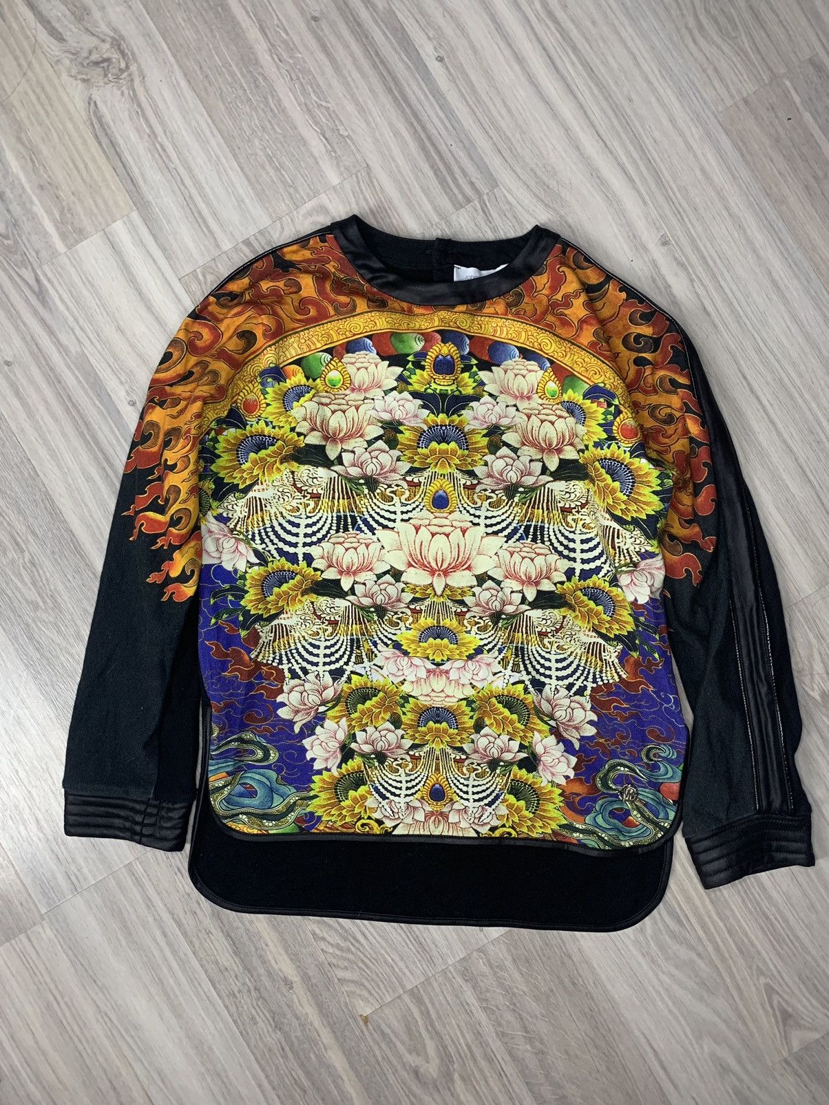 Roberto Cavalli × Vintage Roberto Cavalli Faded Long Sleeve Size XS / US 0-2 / IT 36-38 - 4 Thumbnail