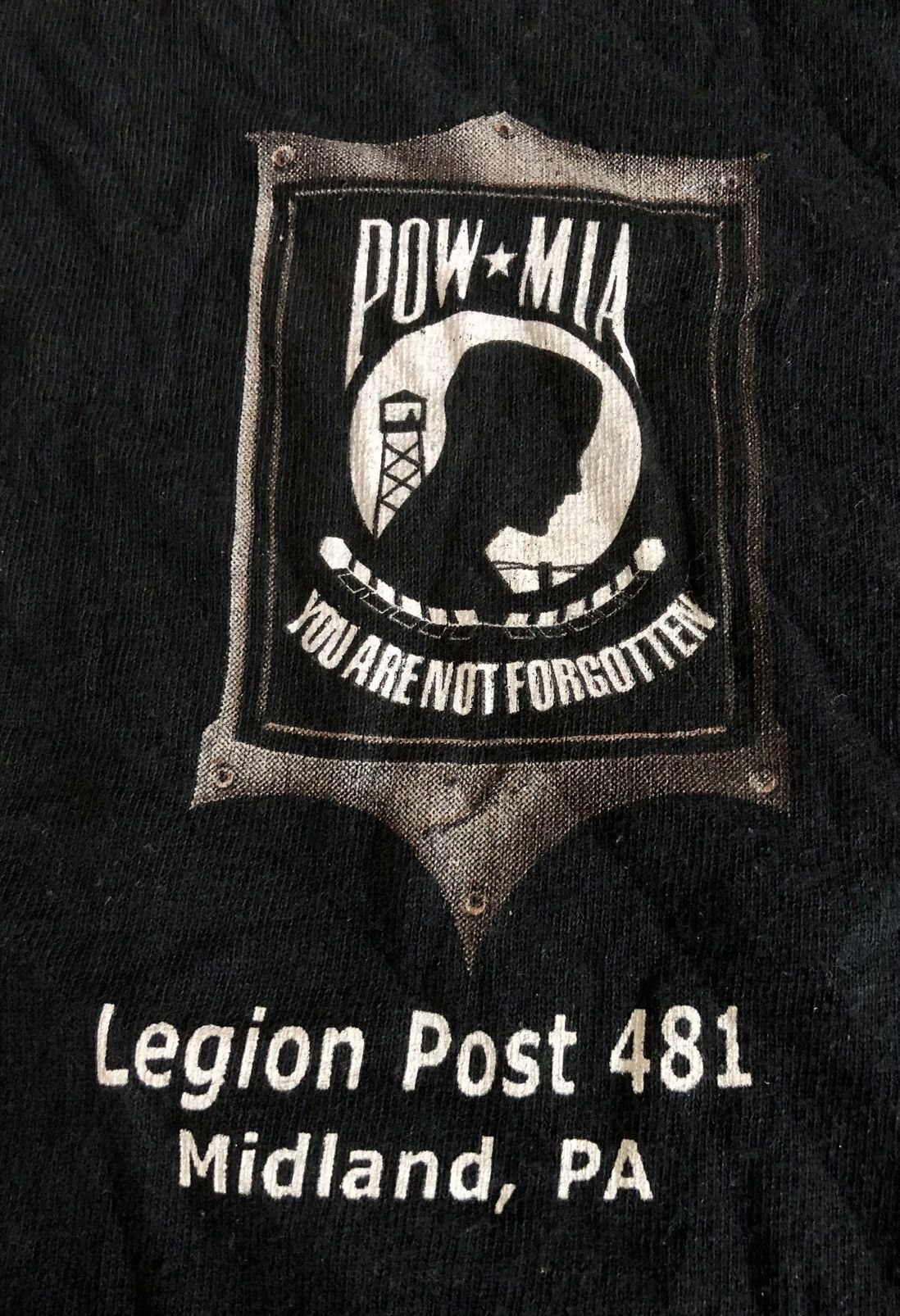 Vintage Prisoner Of War Pow Mia Tshirt Size US L / EU 52-54 / 3 - 6 Thumbnail