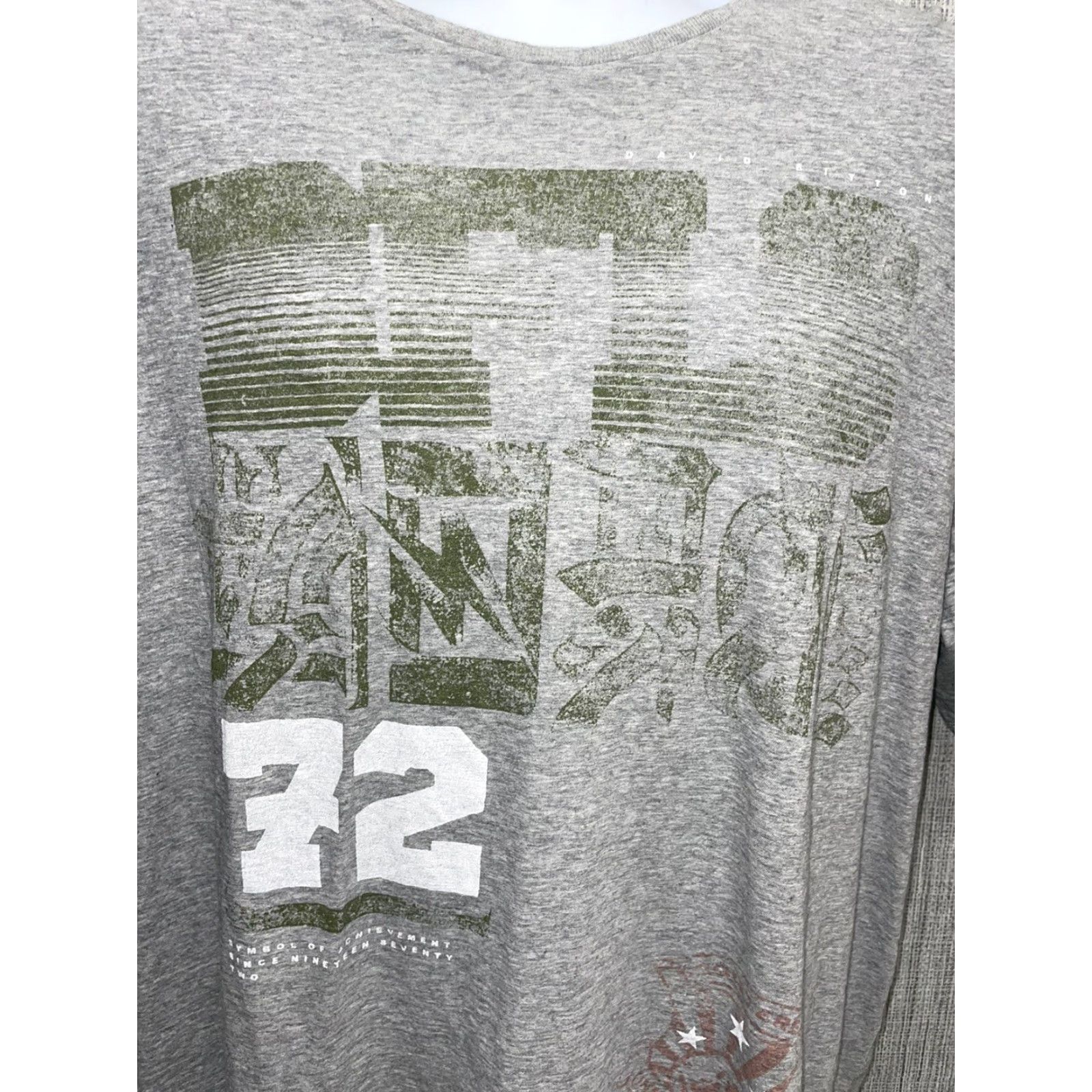 Buffalo David Bitton BUFFALO DAVID BITTON Tonzo Graphic T-Shirt Mens 2XL Gray Mens Size US XXL / EU 58 / 5 - 2 Thumbnail