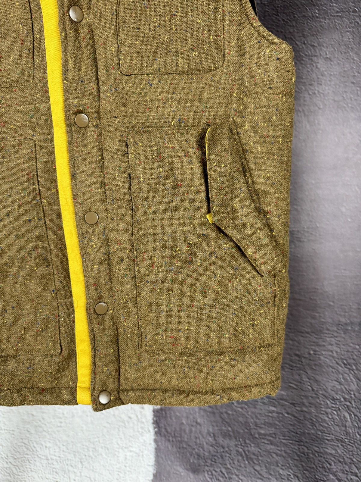 Other Brth Breathe grey brown tweed puffer vest gilet Size US L / EU 52-54 / 3 - 5 Thumbnail