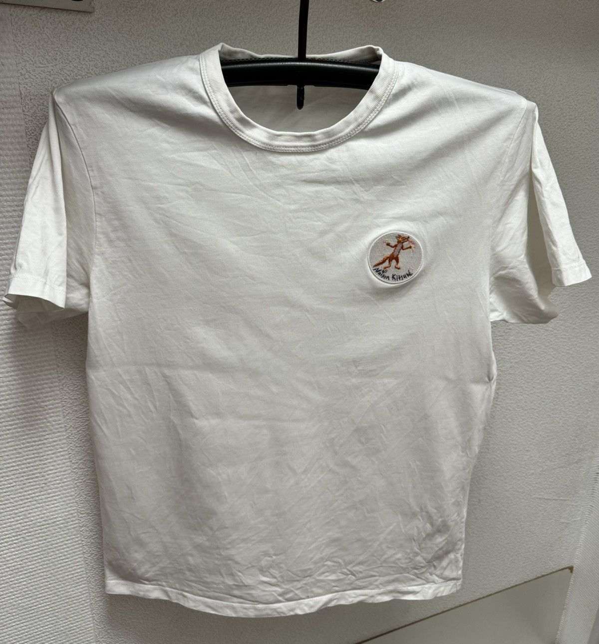 Maison Kitsune Maison kitsune white fox t-shirt M sz Size US M / EU 48-50 / 2 - 1 Thumbnail