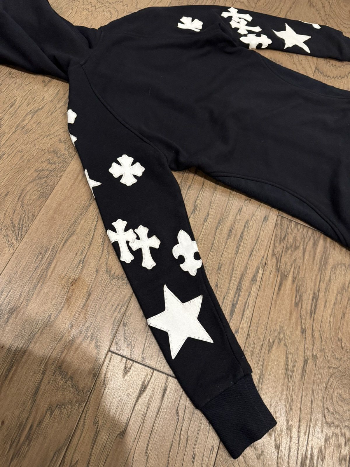 Chrome Hearts Chrome Hearts Multi Motif Leather Patch Onesie Jumpsuit Size US S / EU 44-46 / 1 - 13 Thumbnail