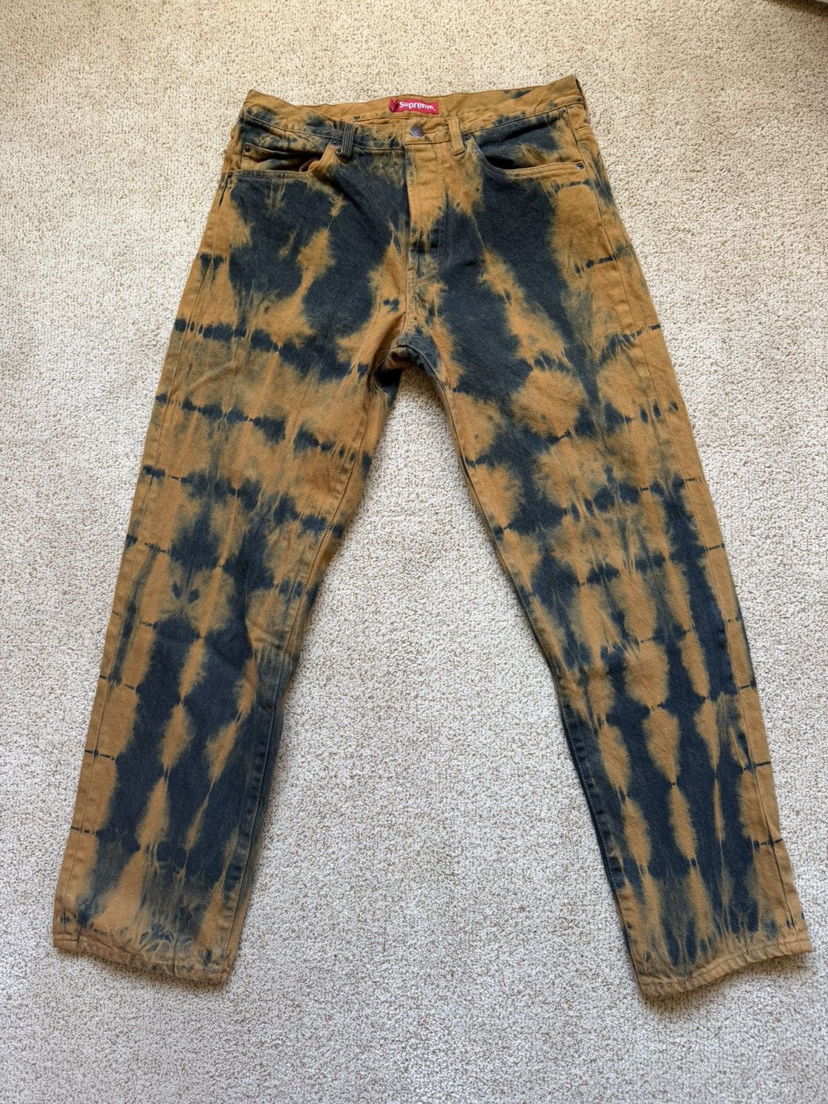 Supreme Supreme Regular Jeans - Dyed Rust (FW22) | Grailed
