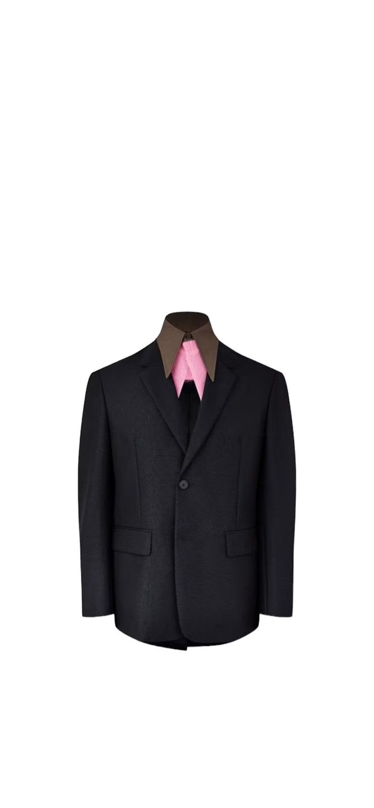 image of Prada Single-Breasted Blazer in Blue, Men's (Size 52R)