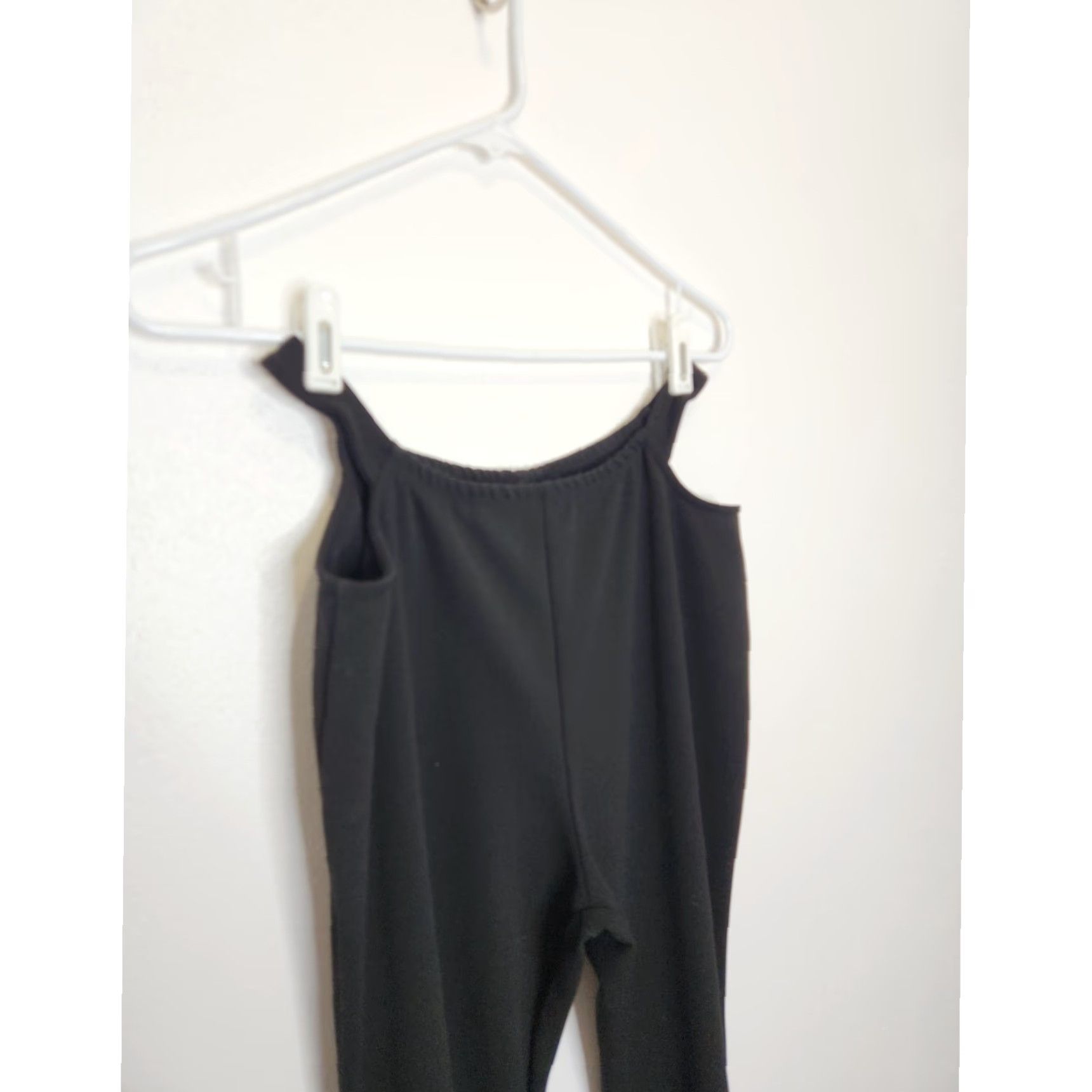 Vintage VINTAGE y2k Black Flare Elastic Pants Just Polly Punk Goth Emo Bottoms Rare Size 32" / US 10 / IT 46 - 6 Thumbnail