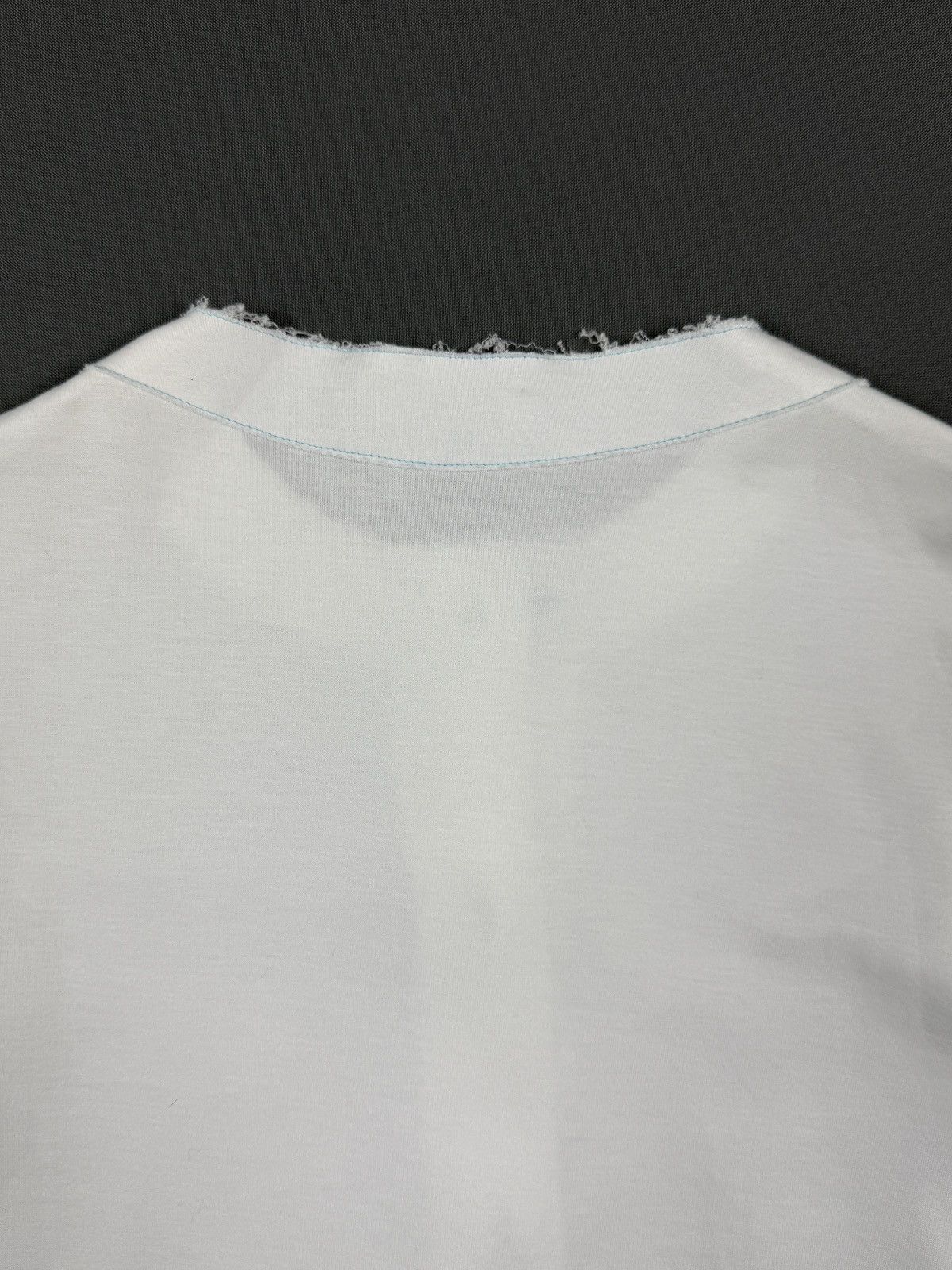 Gran Sasso Gran Sasso White Contrast Stitch Cotton Cardigan IT42 Size M / US 6-8 / IT 42-44 - 5 Thumbnail