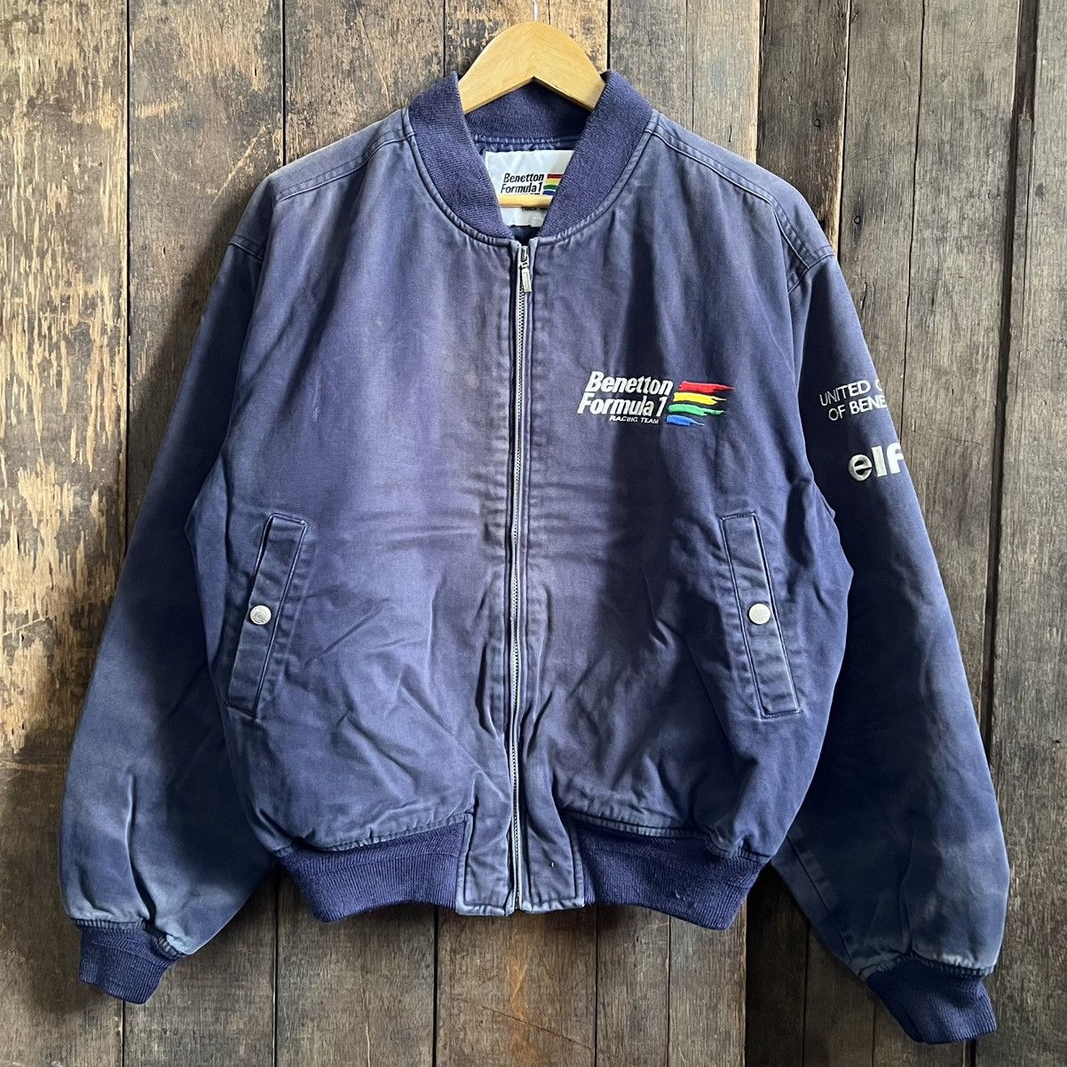 Benetton Vintage Benetton Formula 1 Racing Jacket Size US M / EU 48-50 / 2 - 1 Thumbnail