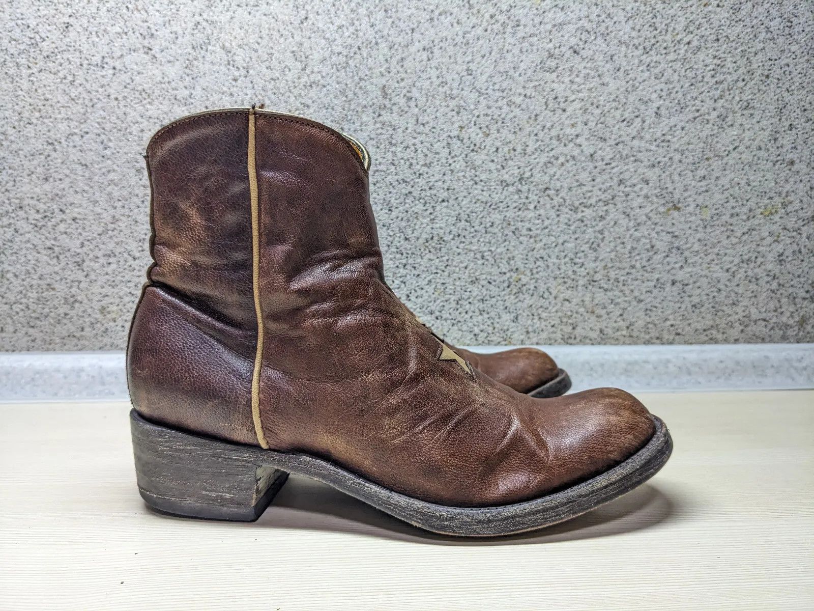 Old Gringo Old Gringo Mexicana Star Leather Ankle Boots US 6.5 Size US 6.5 / IT 36.5 - 4 Thumbnail