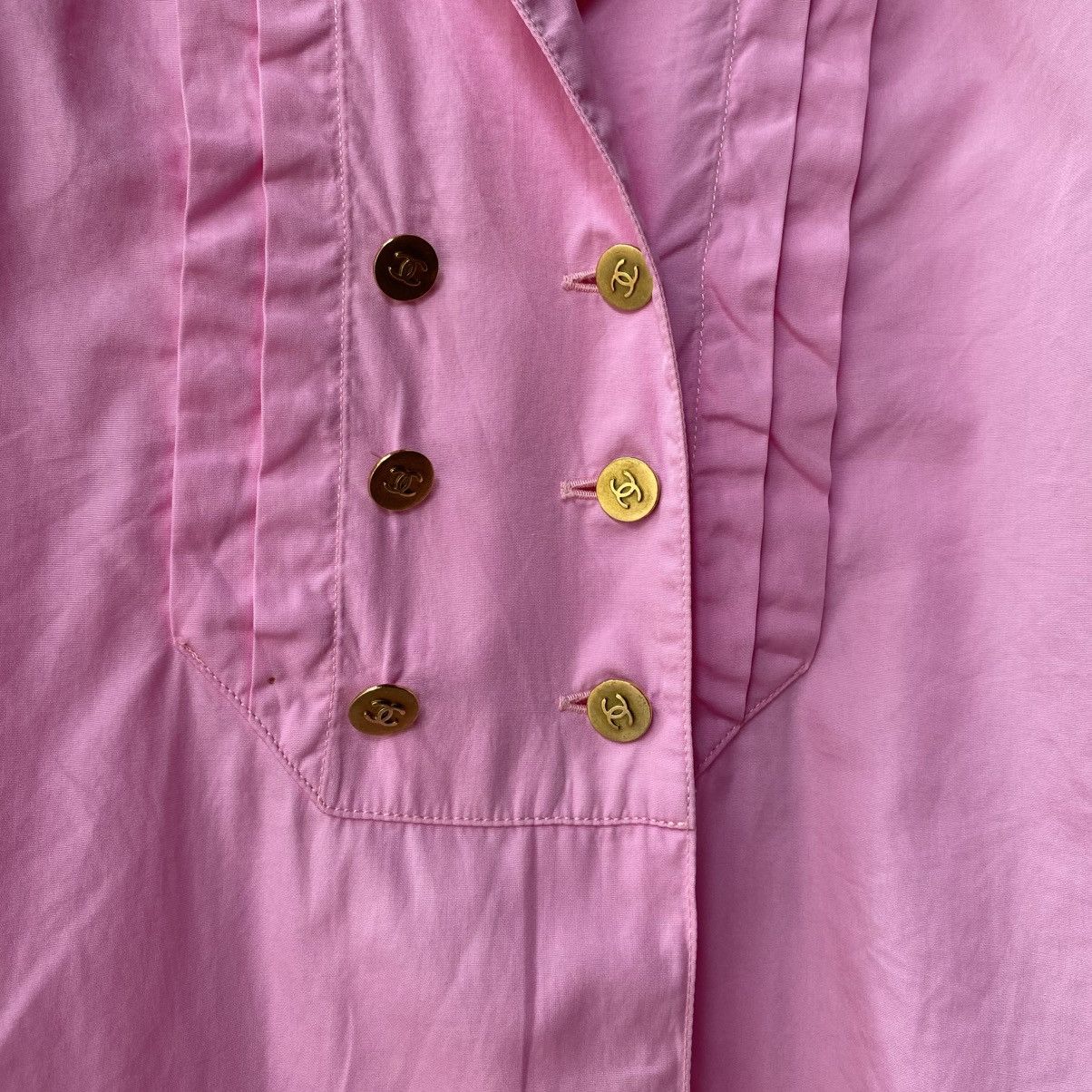 Chanel CHANEL Sweet Blossom Pink Chanel Blouse Size L / US 10 / IT 46 - 15 Thumbnail