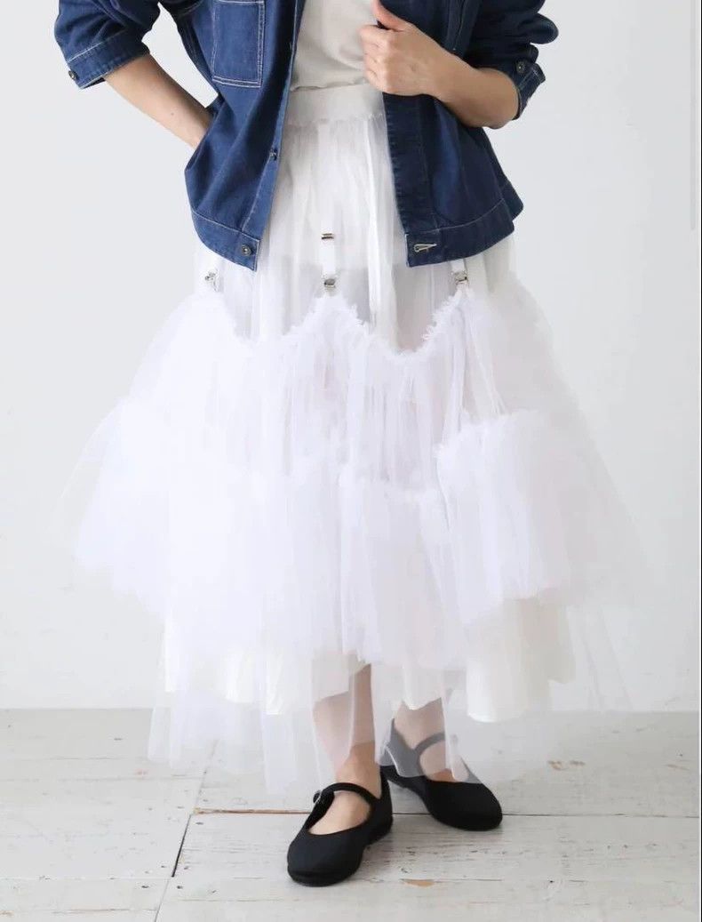 Comme des Garcons size S White vintage yarn yarn design se