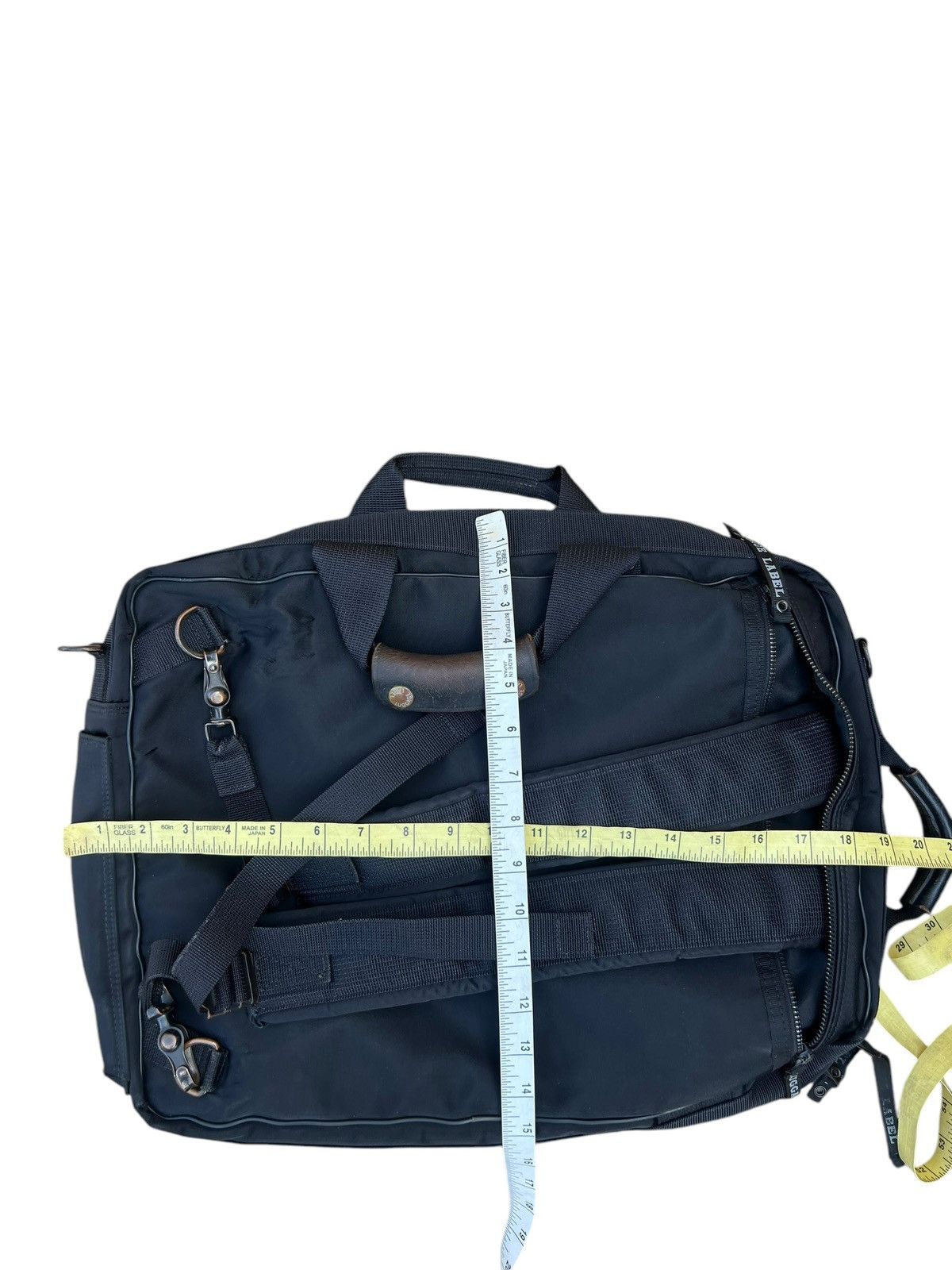 Porter Vintage Luggage Label Yoshida Distress 3 Way Backpack Size ONE SIZE - 25 Thumbnail
