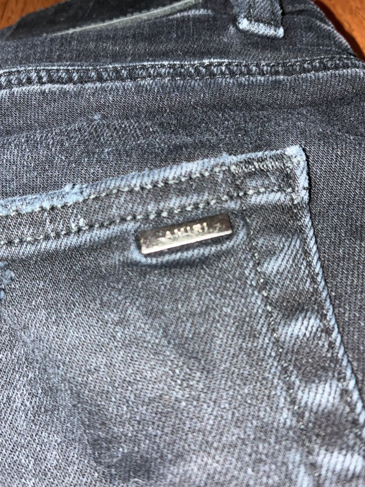 Amiri AMIRI Core Applique Denim Skinny Jeans Size US 31 - 8 Thumbnail