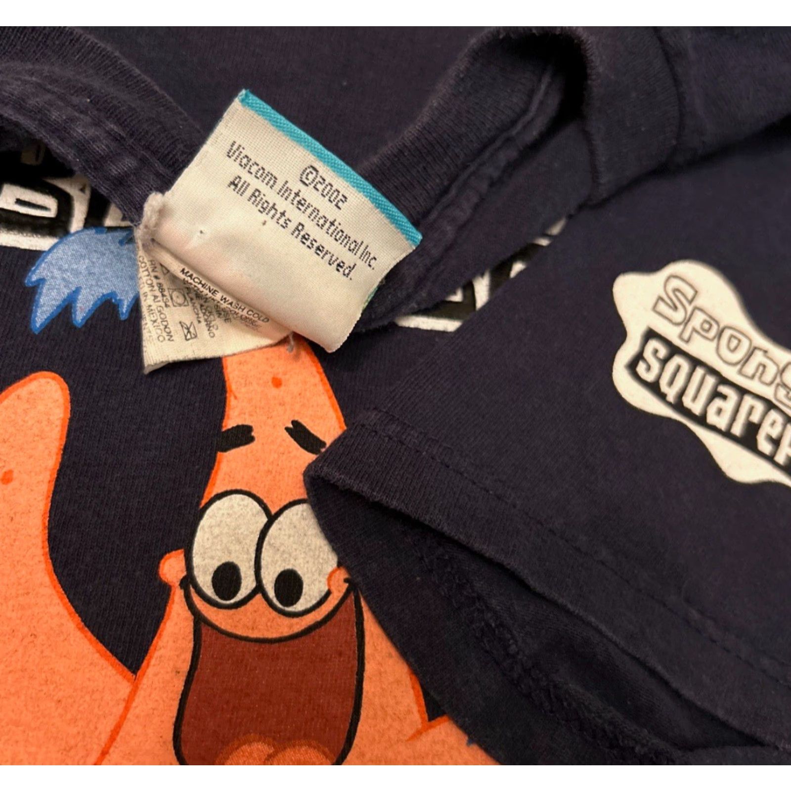 Vintage VINTAGE SpongeBob Patrick 90s Cartoon VTG Shirt Mens 3XL Blue Short Sleeve T-Shirt 2002 Y2K Patrick Star Mens Shirt Size US XXL / EU 58 / 5 - 3 Thumbnail
