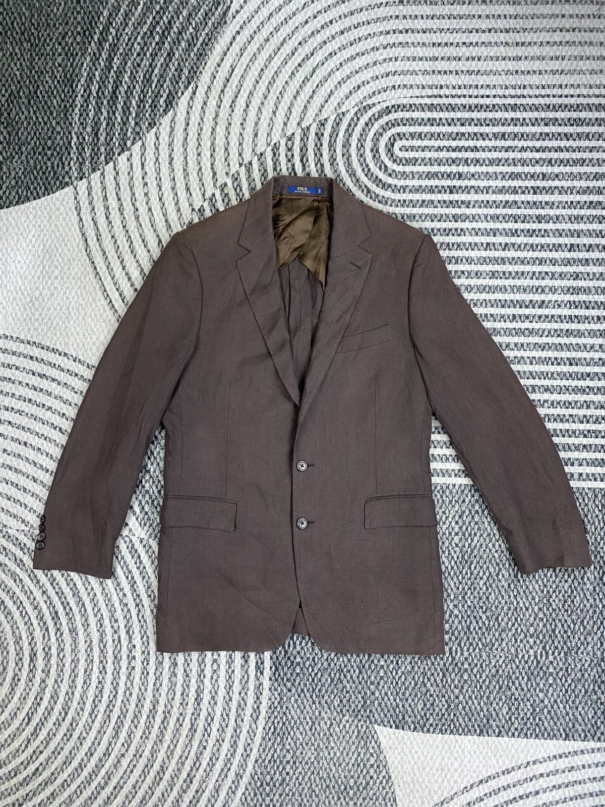 Polo Ralph Lauren Vintage Polo Ralph Lauren Double Button Brown Blazer Size US M / EU 48-50 / 2 - 1 Thumbnail