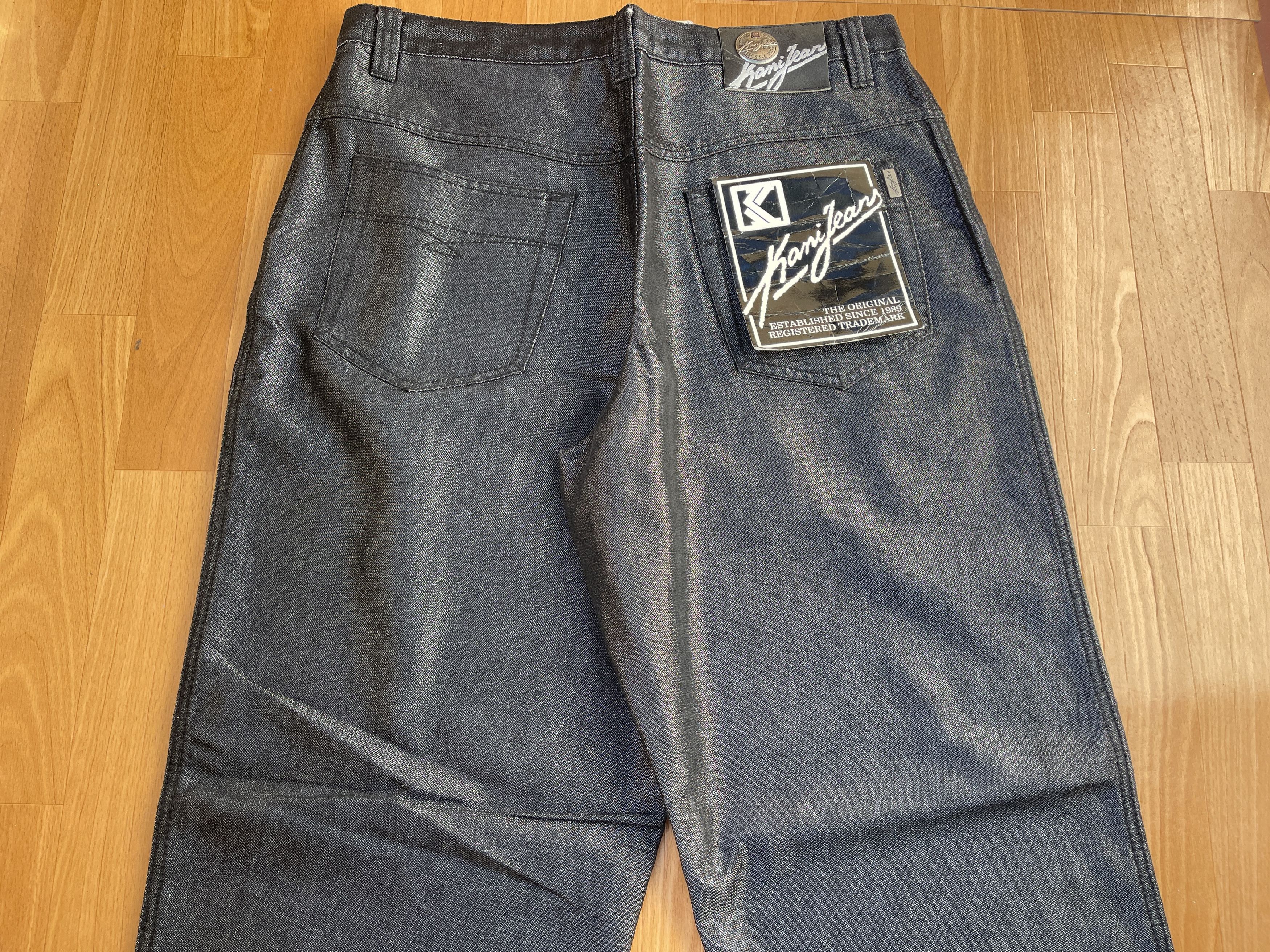 Karl Kani KARL KANI jeans shiny vintage baggy jeans silver metallic 34 Size US 34 / EU 50 - 3 Thumbnail