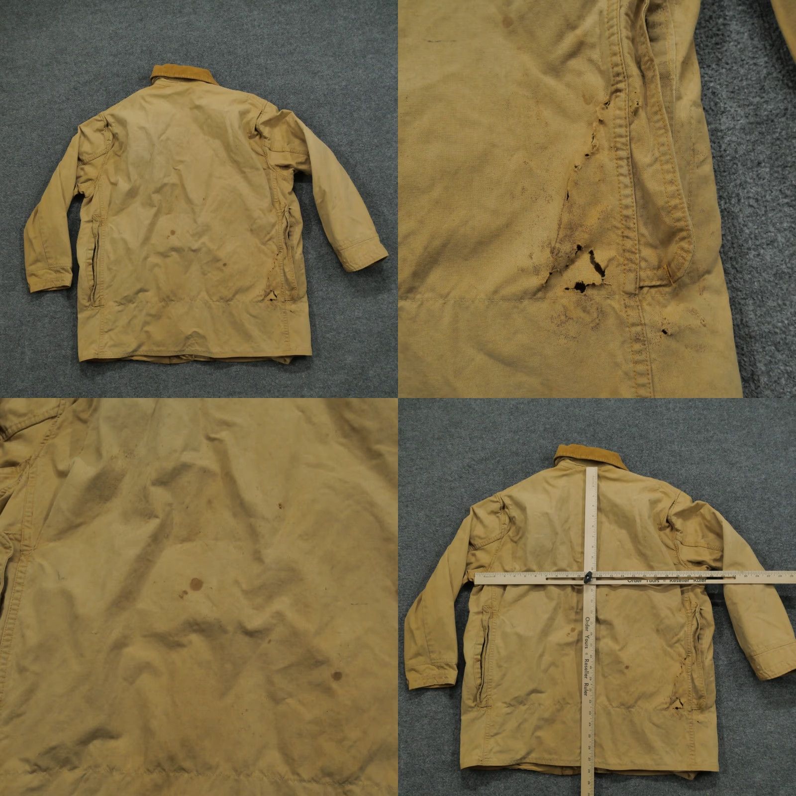 Vintage VINTAGE JC Higgins Hunting Jacket Mens Large Brown Canvas Game Pouch Shooting Bomber Jacket Hunting Mens Large Brown Canvas Jacket Size US L / EU 52-54 / 3 - 8 Thumbnail