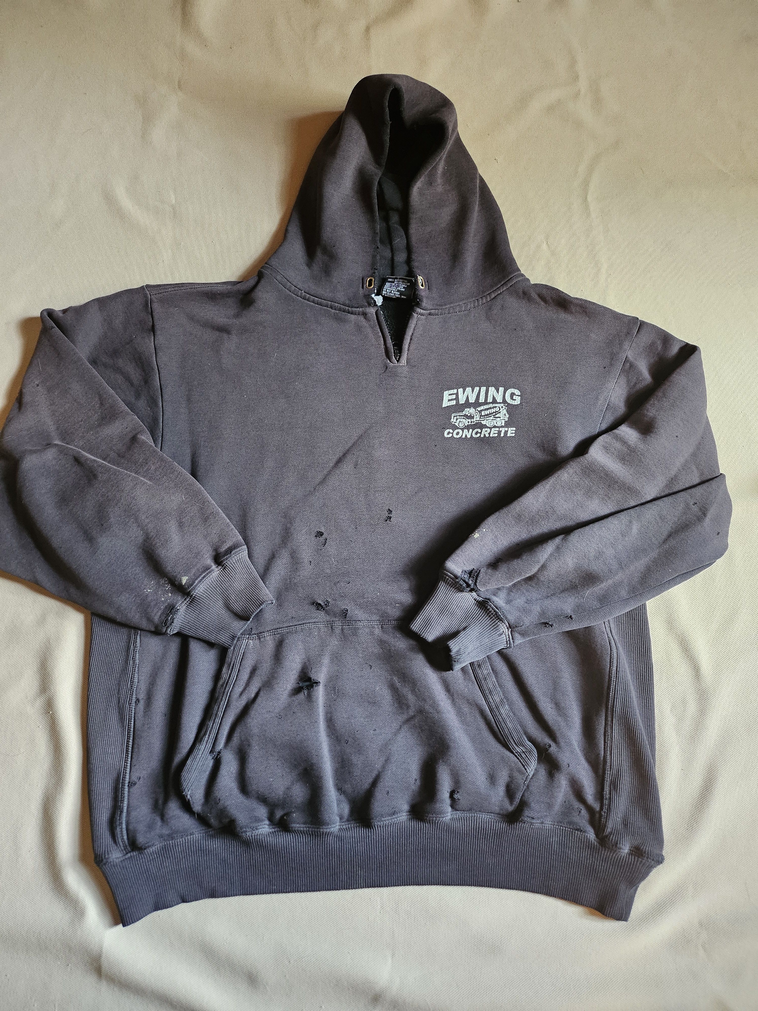 Vintage Vintage Ewing Concrete Hoodie Size US L / EU 52-54 / 3 - 1 Thumbnail