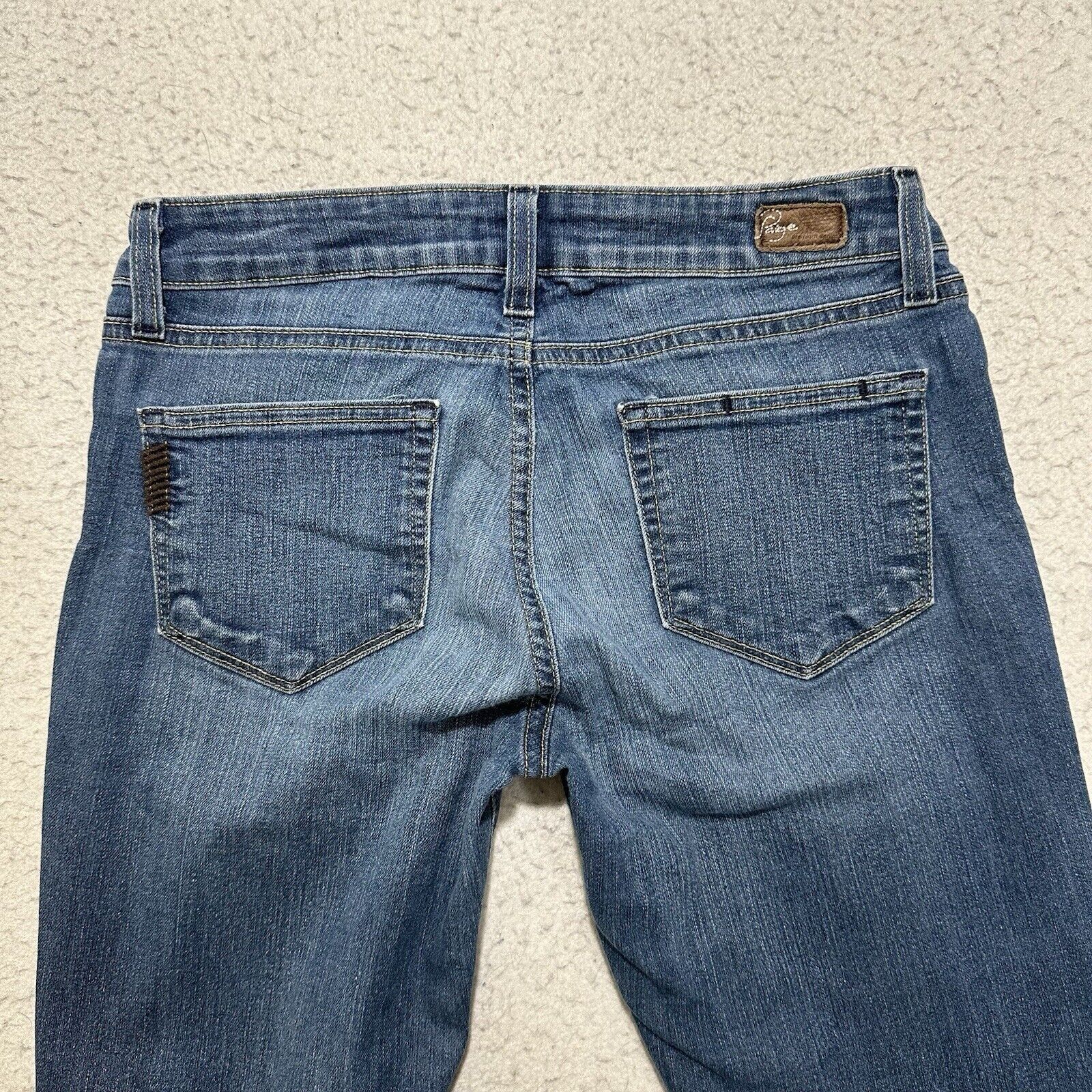 Paige Paige Jeans 27 Blue Low Rise Bootcut Denim Jeans (30x32) Size 30" / US 8 / IT 44 - 7 Thumbnail