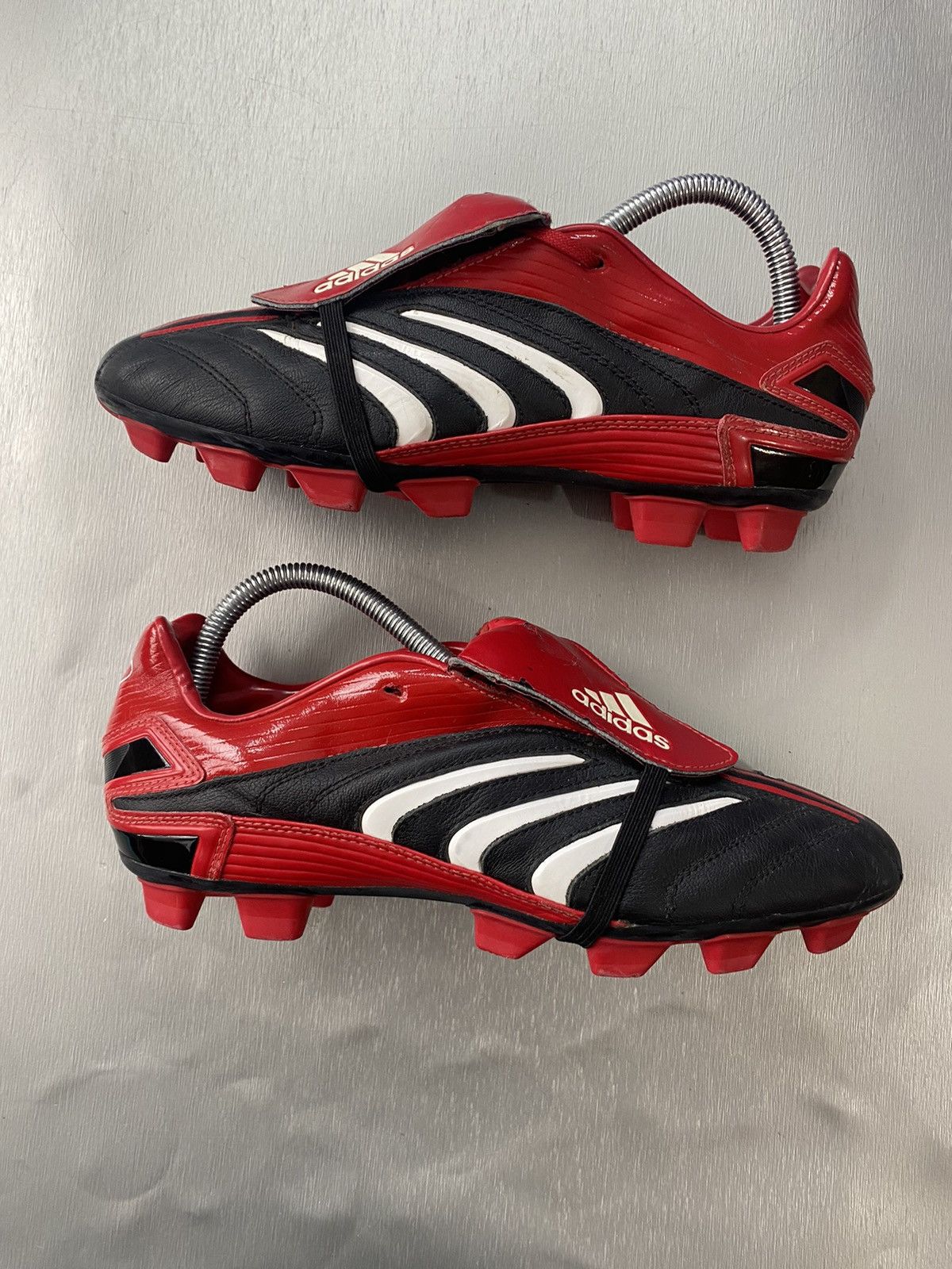 Vintage Adidas Predator Absolado TRX FG Red Black Size US 7.5 / EU 40-41 - 6 Thumbnail