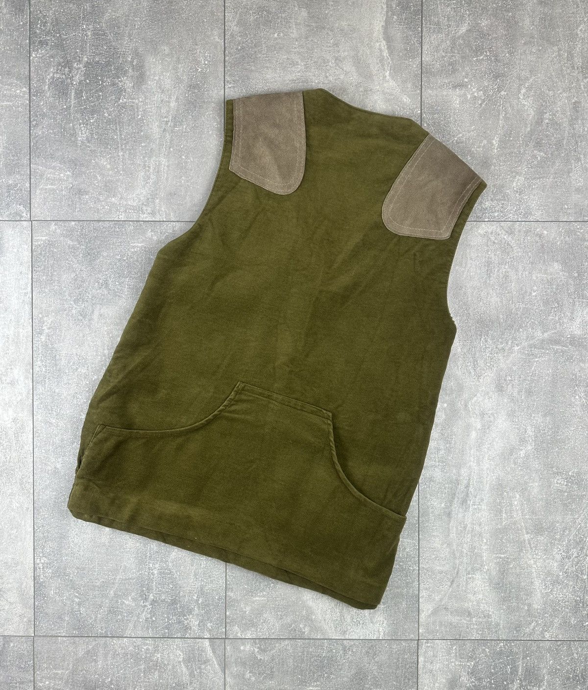 Barbour Barbour Vintage Olive/Green With Suede Shoulder Panels Size US S / EU 44-46 / 1 - 12 Thumbnail