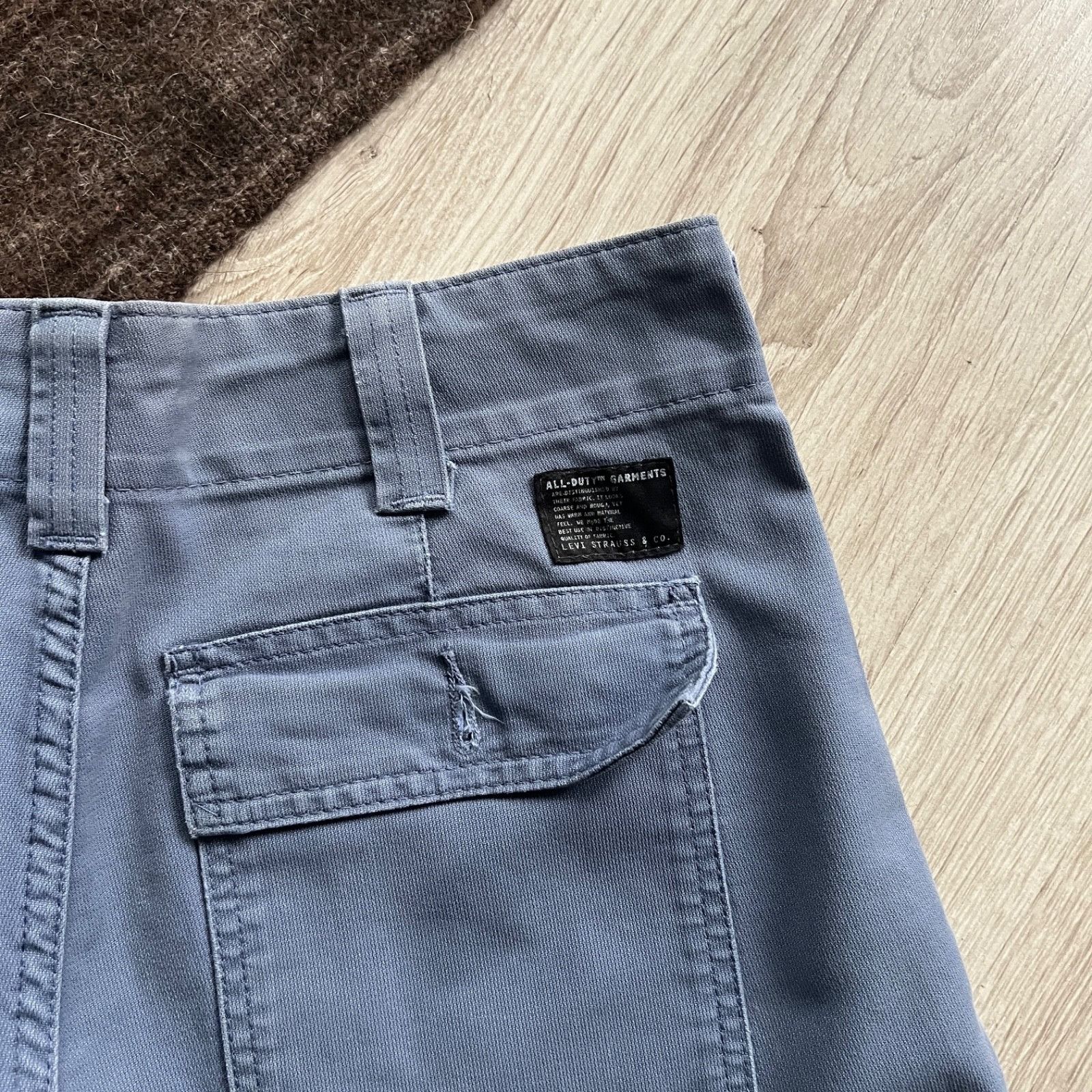 Levi's Levi’s Vintage All-Duty US Made Gray Blue Button Fly Work Ut Size US 30 / EU 46 - 7 Thumbnail