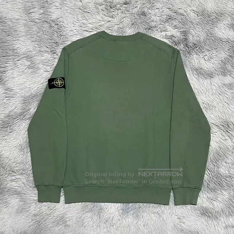 Stone Island Stone Island Round neck sweater basic sweater green L code Size US L / EU 52-54 / 3 - 2 Thumbnail