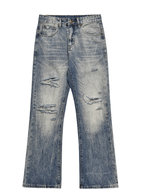Japanese Brand × Jean American high street cool ripped jeans for men Size US 32 / EU 48 - 5 Thumbnail