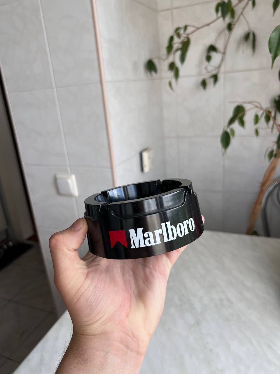 Marlboro 1990 Vintage Marlboro Plastic Ashtray Big Logo Retro Rare Size ONE SIZE - 5 Thumbnail