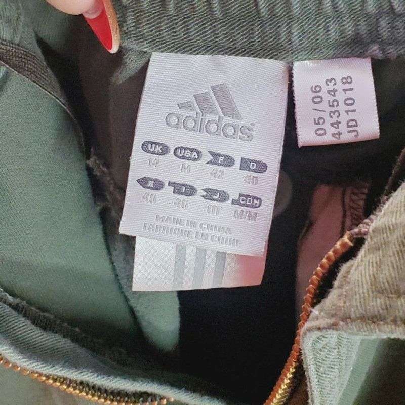 Adidas Adidas Green Cargo Pants Utility Pocket Style Size M Size 27" / US 4 / IT 40 - 3 Thumbnail