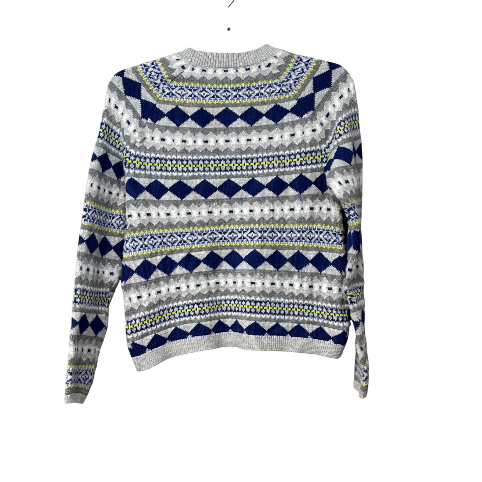 Style & Co Style & Co Fair Isle Crew-Neck Sweater, Stripe Gray, Sz. XS- Size XS / US 0-2 / IT 36-38 - 13 Thumbnail