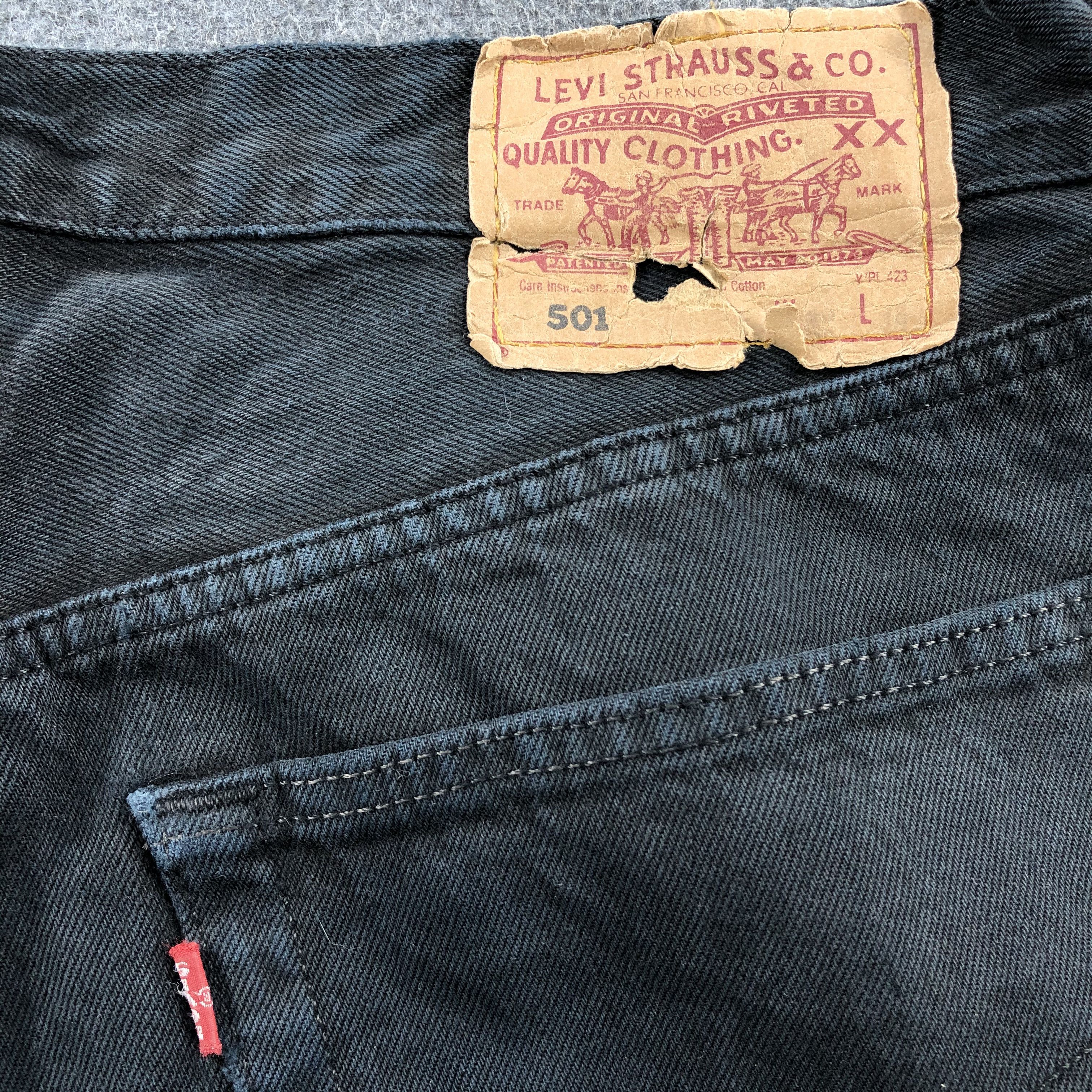 Levi's × Vintage Vintage 90s Distress Levis 501 Jeans-JM1616 Size US 36 / EU 52 - 7 Thumbnail