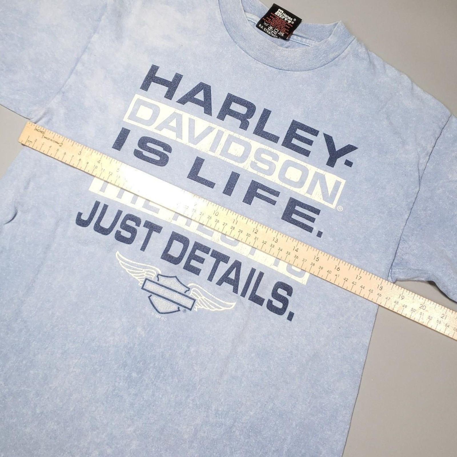 Harley Davidson Vintage y2k Harley Davidson slogan tee Mens Medium Size US M / EU 48-50 / 2 - 7 Thumbnail